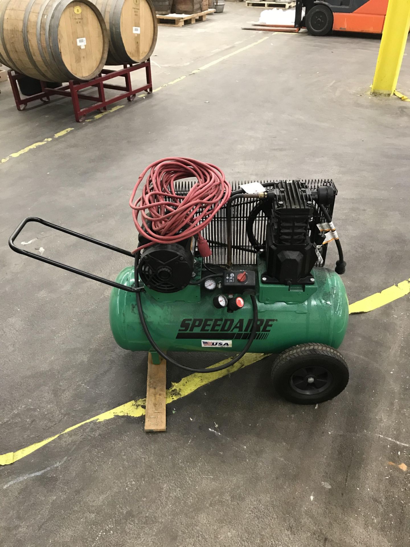 Speedaire #52YM09 Electric Air Compressor, Single Phase, 2 HP (AS IS)