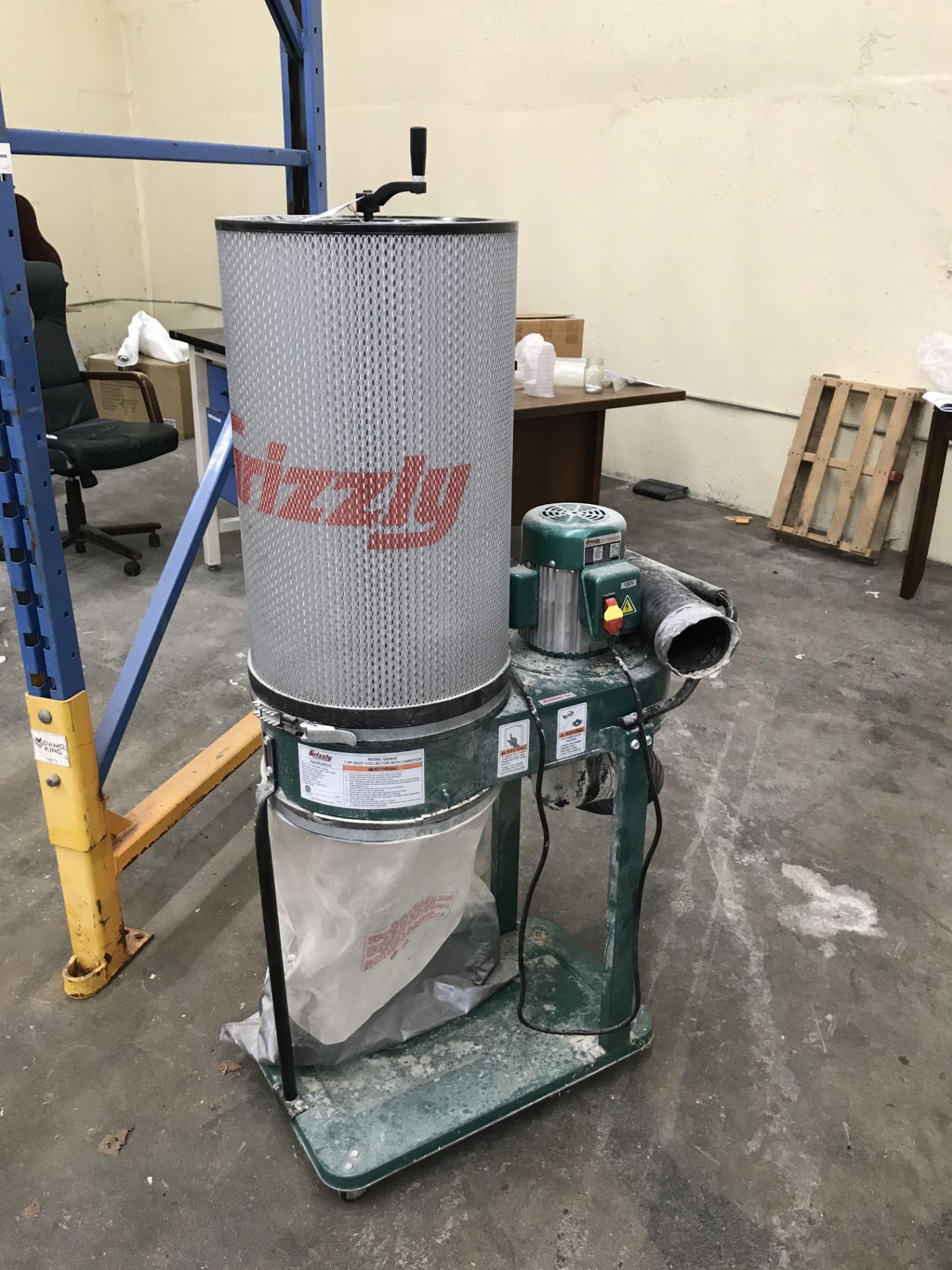 Grizzly #G0583Z, Portable 1 HP Dust Collection w/Cannister