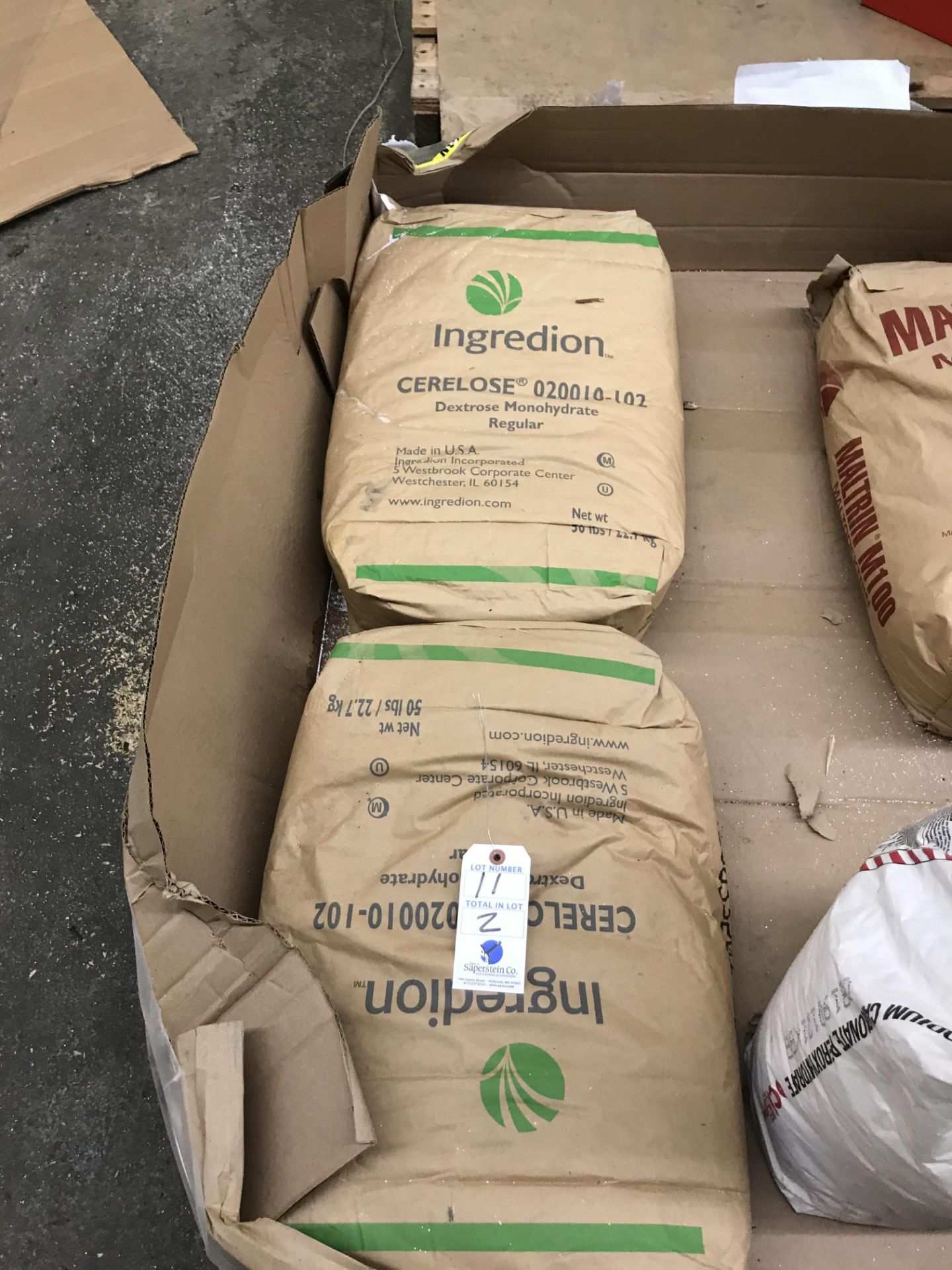 Ingredion 50 Lb. Bags of Glucose - Image 2 of 2