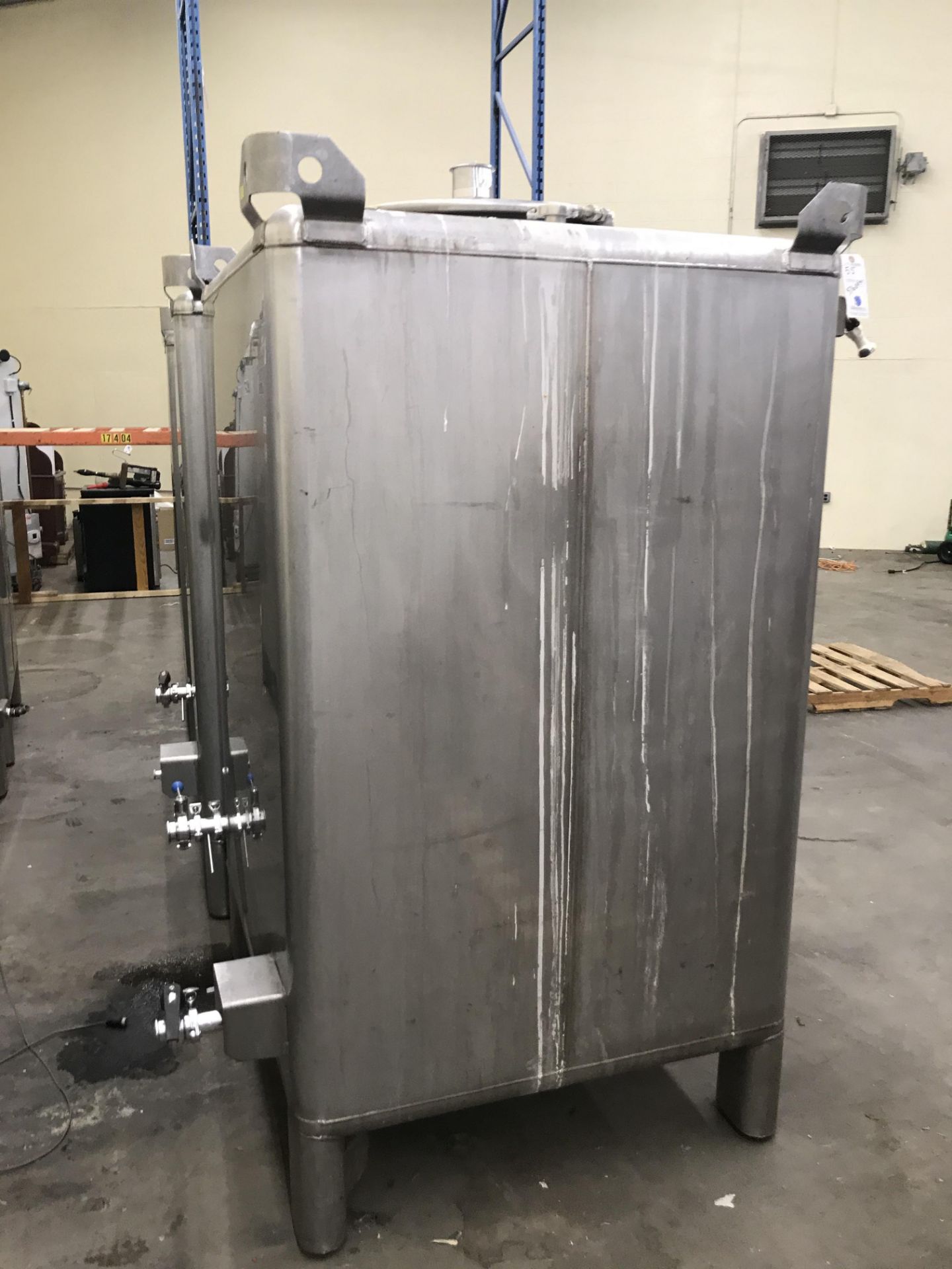 Custom Metalcraft Square Fermentation Tank #516097, 550 Gallon, Glycol Jacketed, 304 Stainless