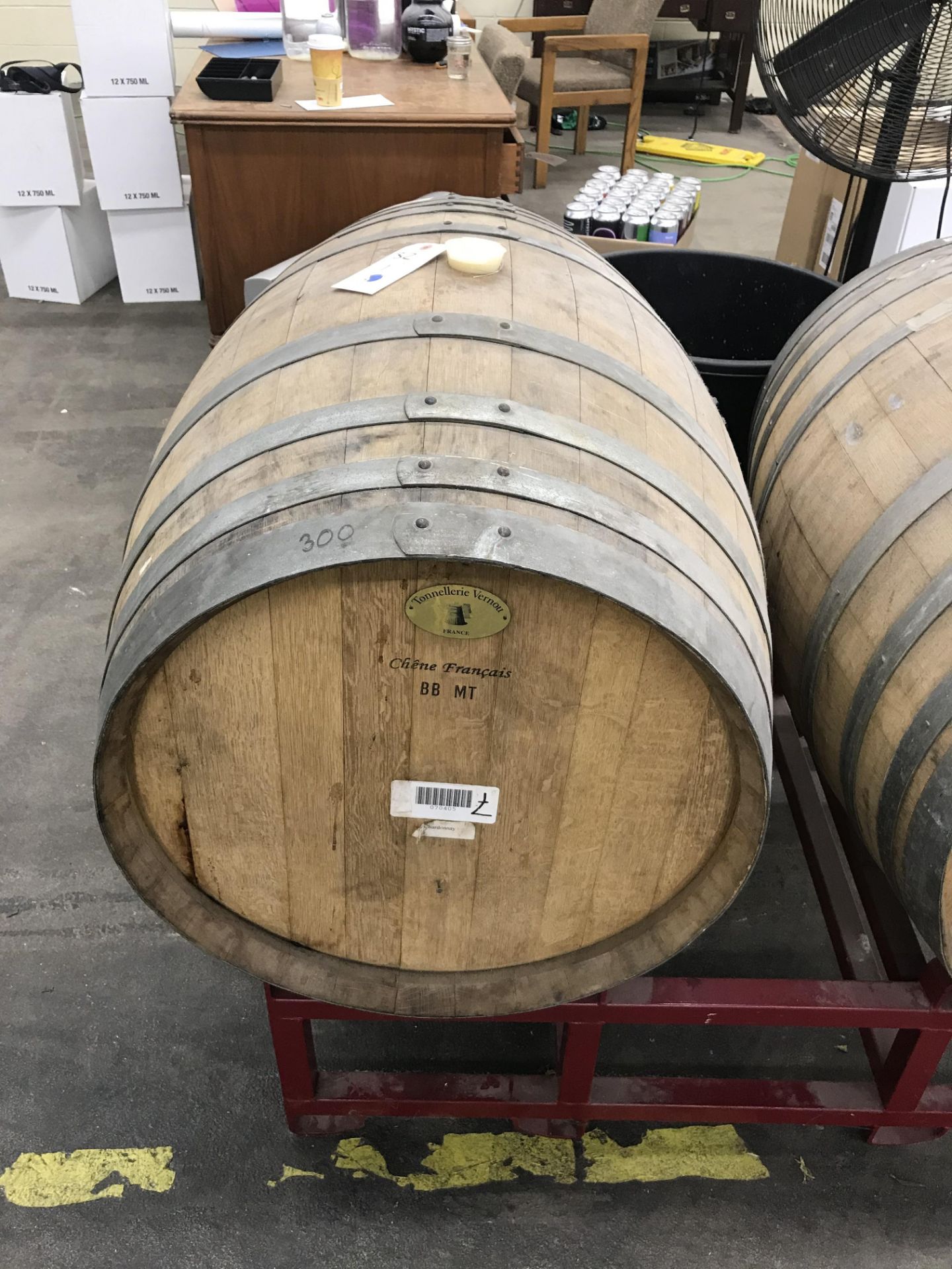 55 Gallon Tonnellerie Vernou Wood Cask/Barrel