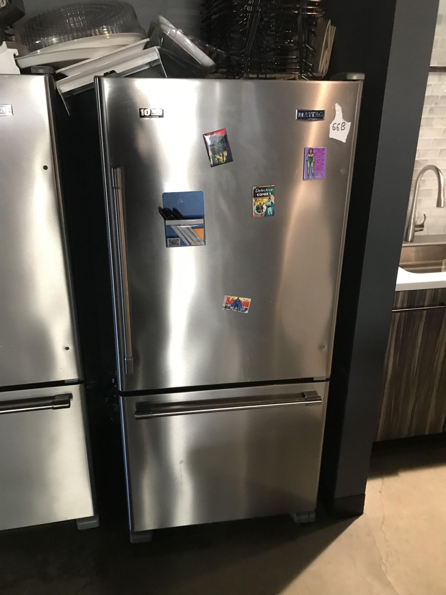 Maytag Stainless Steel Household Refrigerator #MBF1958FE201 w/Ice Maker