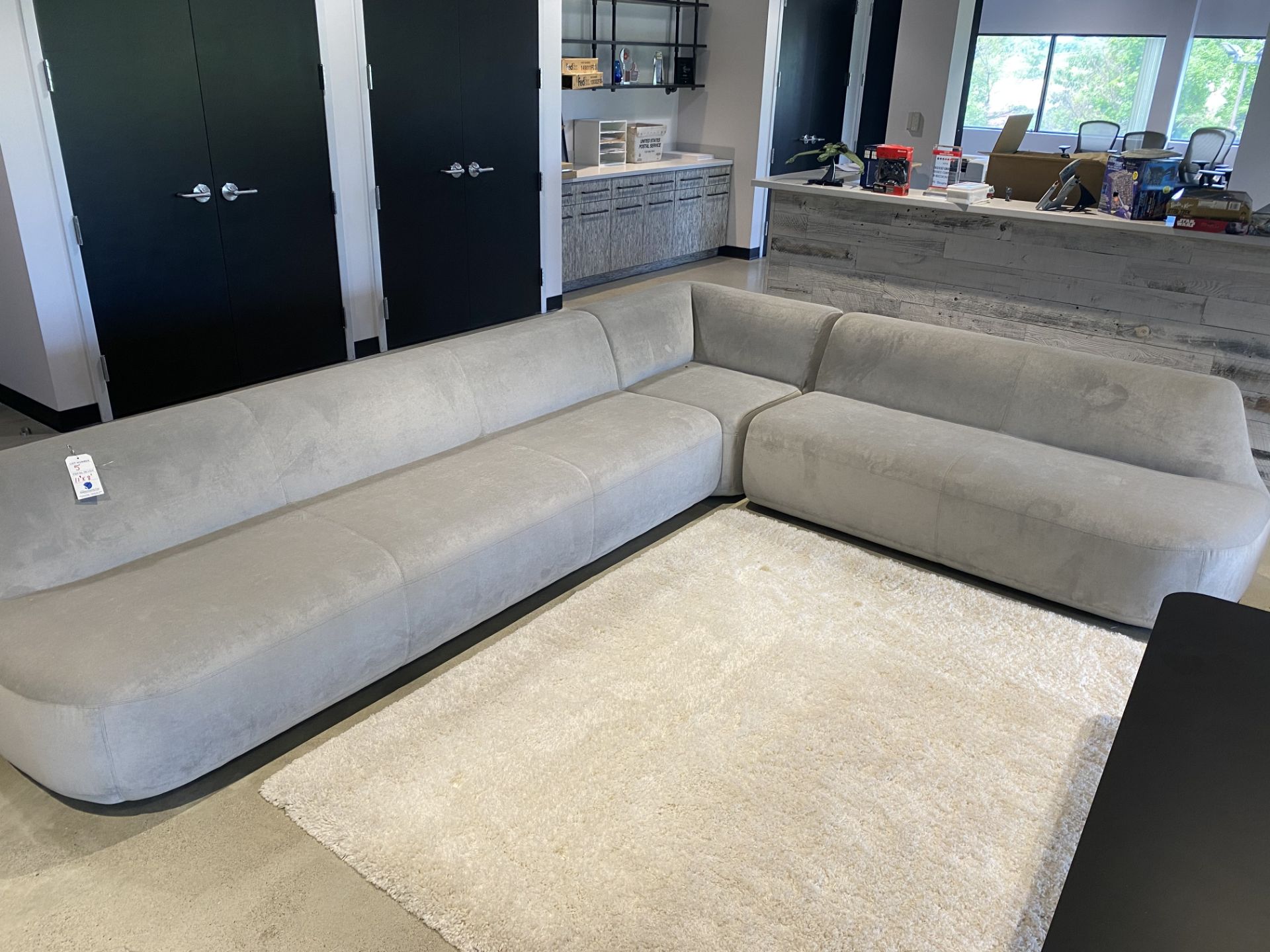 11' x 8' Bernhardt Fully Upholstered Sectional Couch - Image 2 of 2