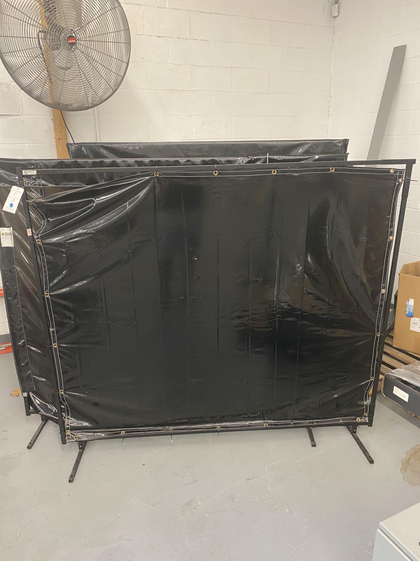 (3) Welding Screens Free Standing