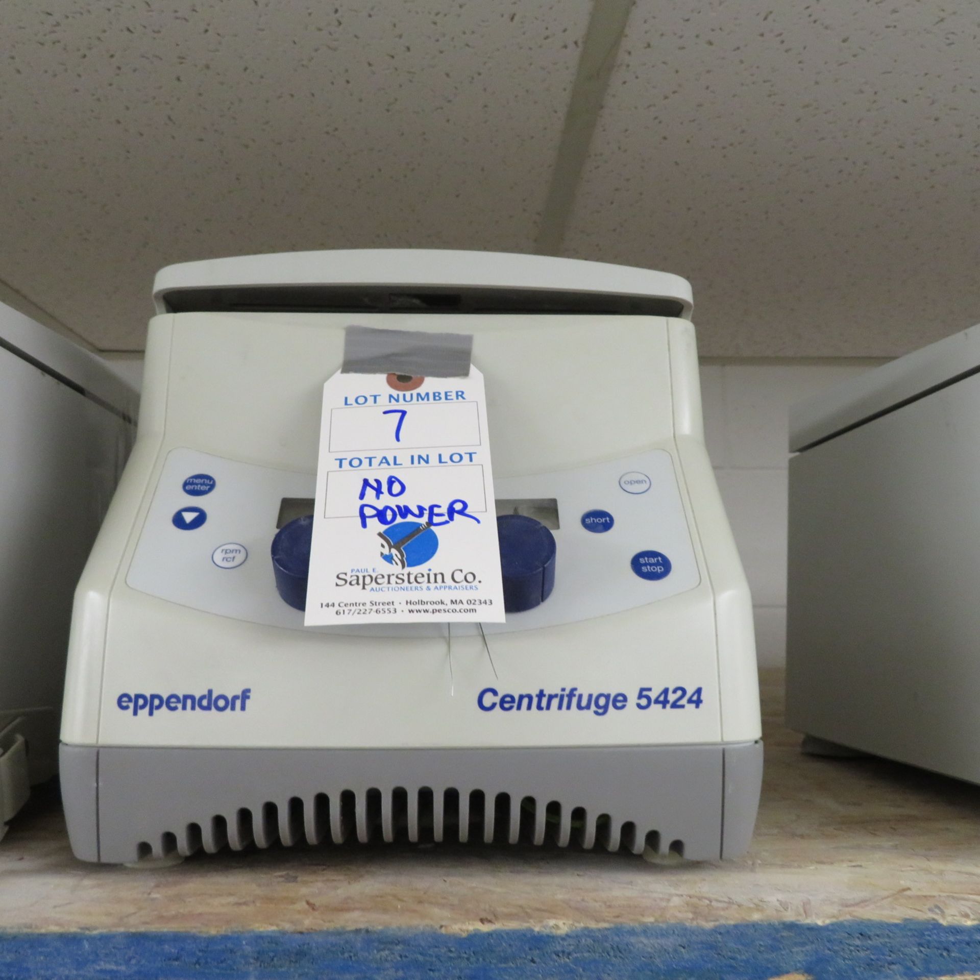 EPPENDORF 5424 CENTRIFUGE-NO POWER - Image 2 of 2