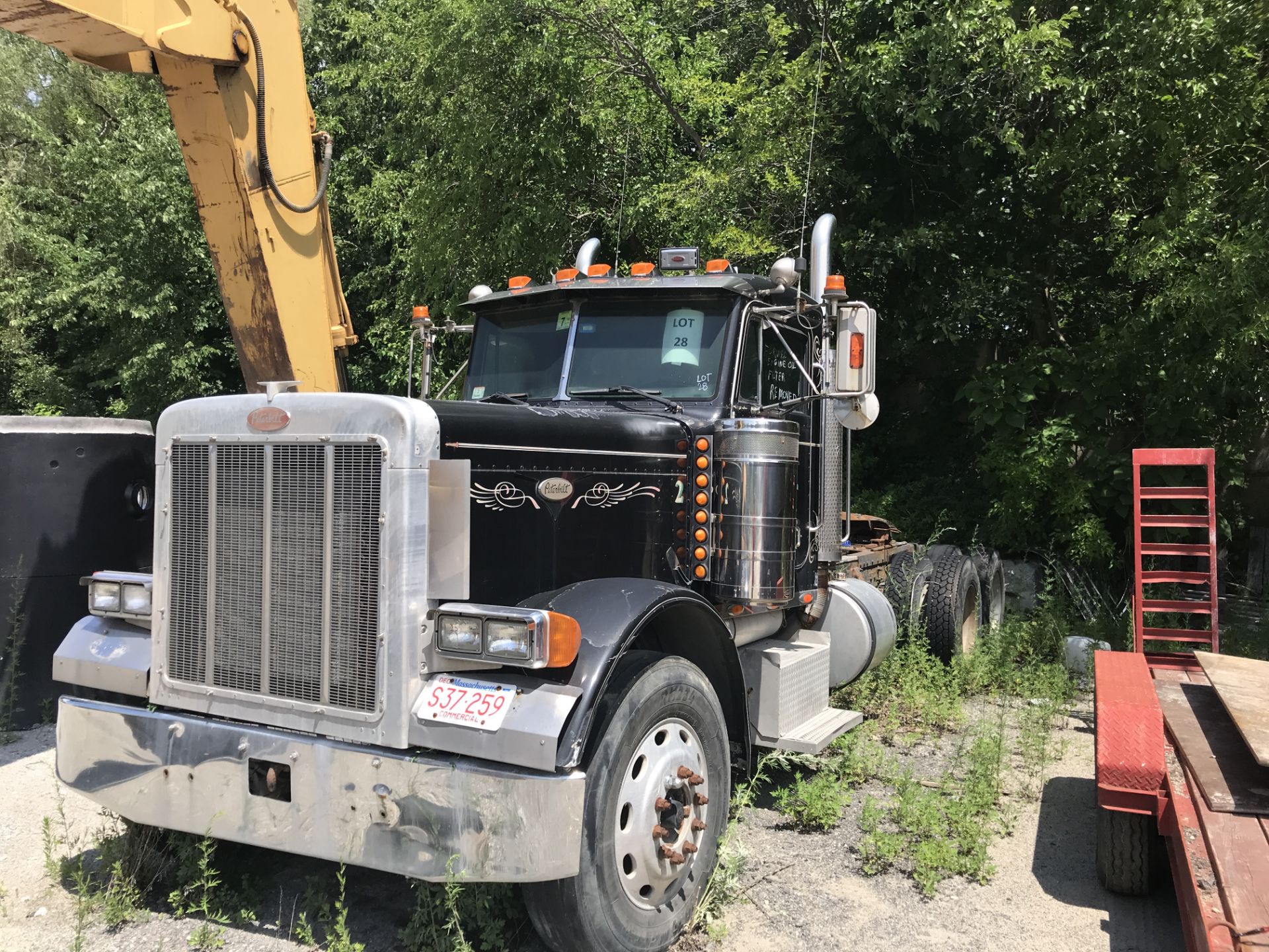 2000 PETERBILT 10 WHEEL TRACTOR, DETROIT DIESEL 60, EATON 8 SPEED, ODOM: 630,349, VIN