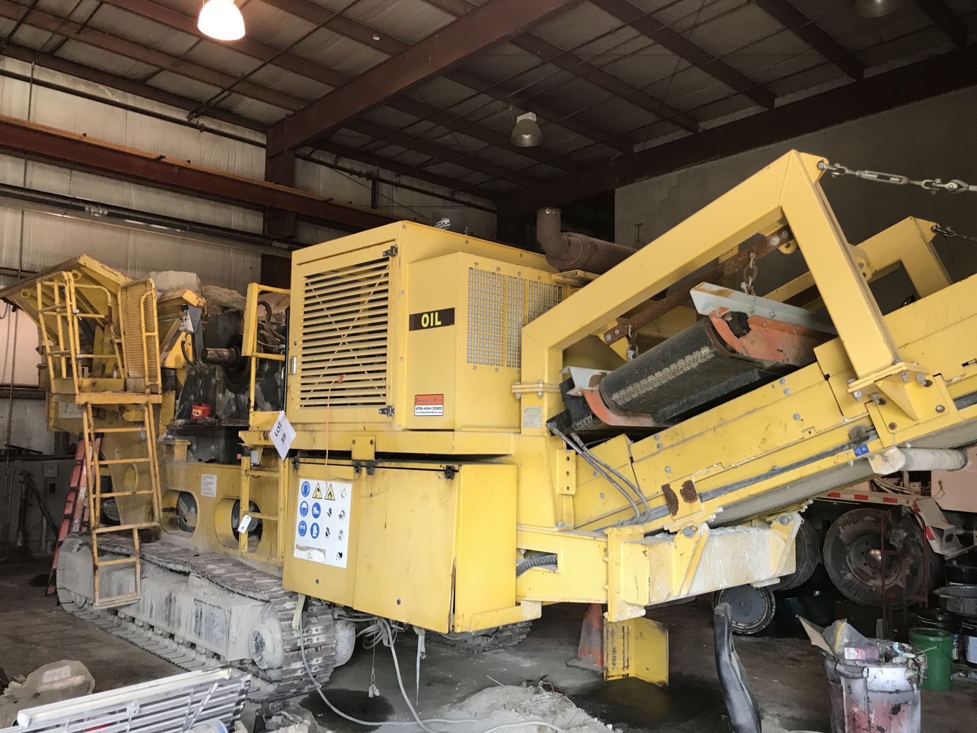 2011 KEESTRACK APOLLO TRACK MOUNTED ROCK CRUSHER PLANT, 3,672 Hours CAT C-7, 400 TON/HOUR, 44"