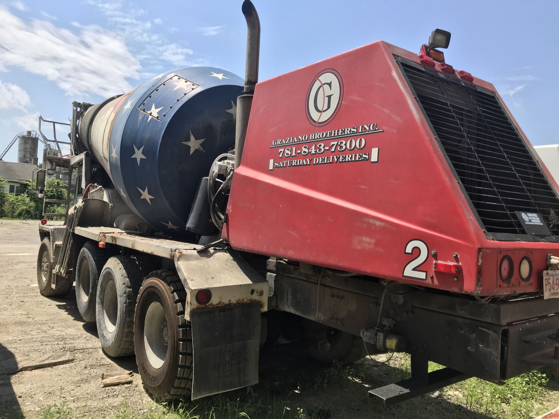 1999 OSHKOSH FRONT DISCHARGE CEMENT MIXER, 4 AXLE, 8 WHEEL, 6X6, CAT C-10, ALLISON HT740, 11 CY, - Image 11 of 11