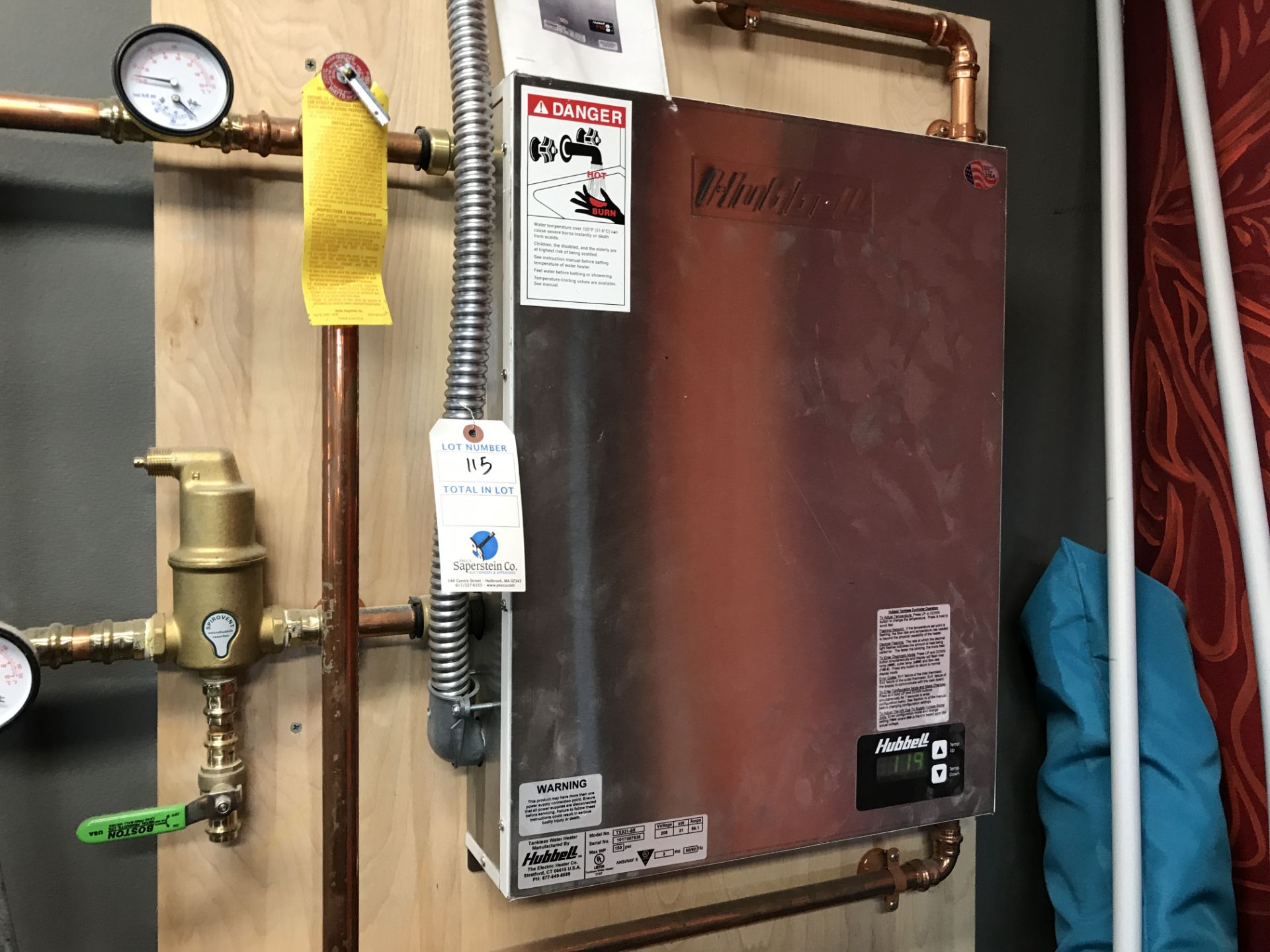 Hubbell Tankless Water Heater