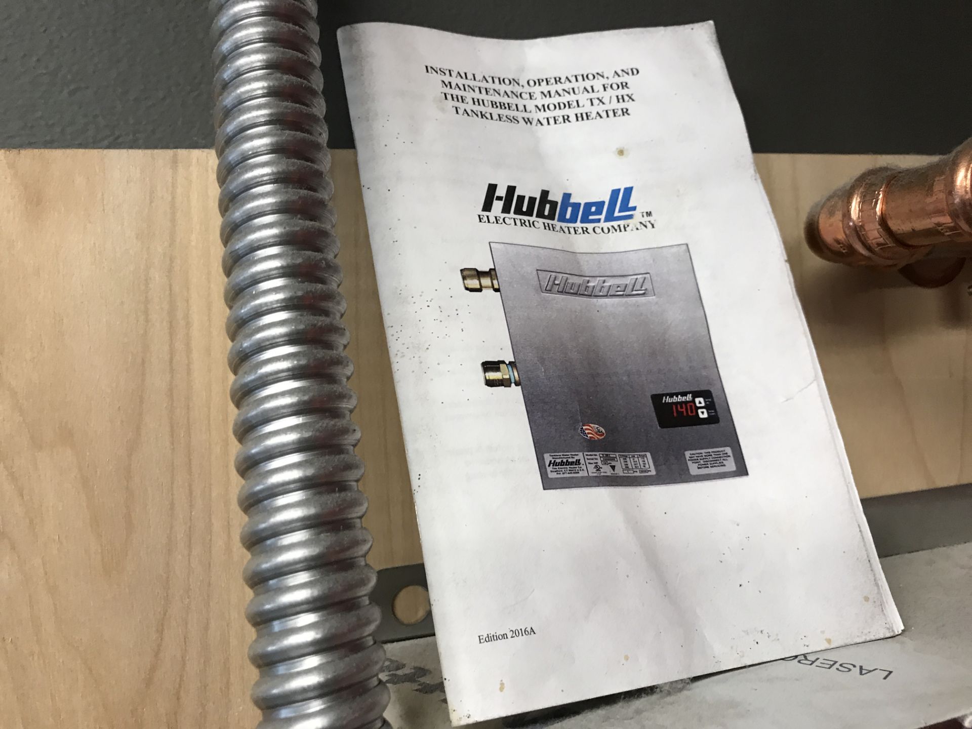 Hubbell Tankless Water Heater - Image 2 of 2