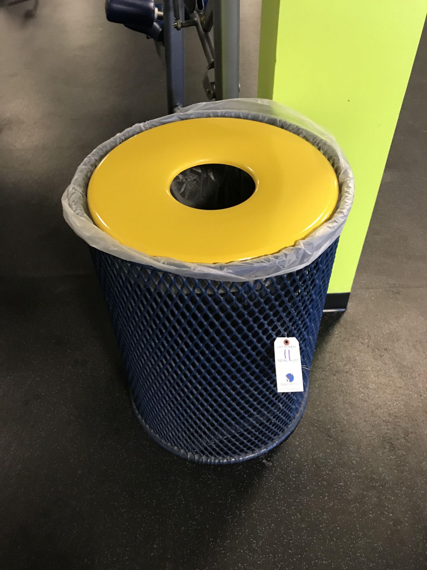 Steel Mesh Waste Receptacle