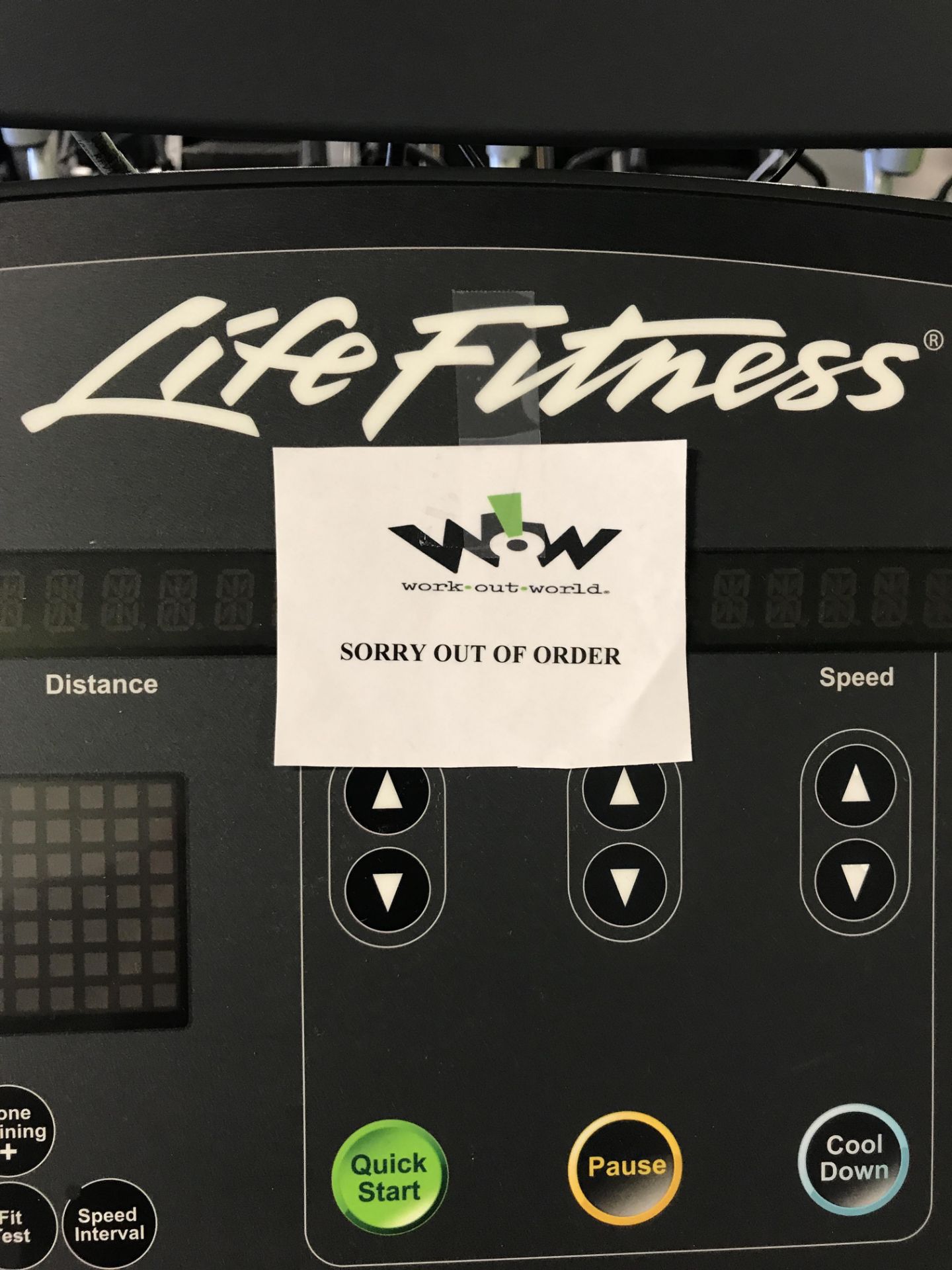 Life Fitness Flex Deck Treadmill #CLSTDMLXX (See Pic for Info Plate) w/Programmable Controls, - Image 3 of 5