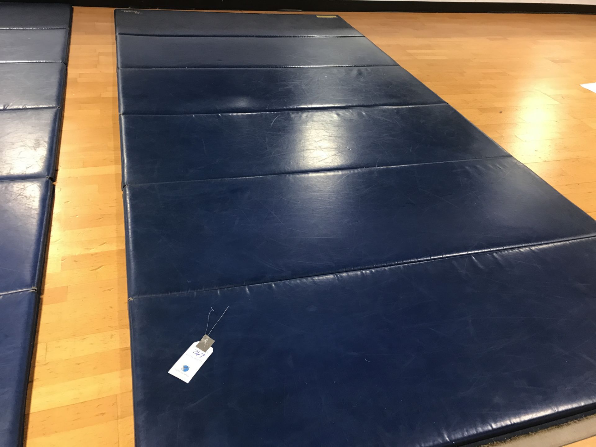 Full Circle Folding Padded Gym Mats - 6 Panel Approx. 6' x 12'