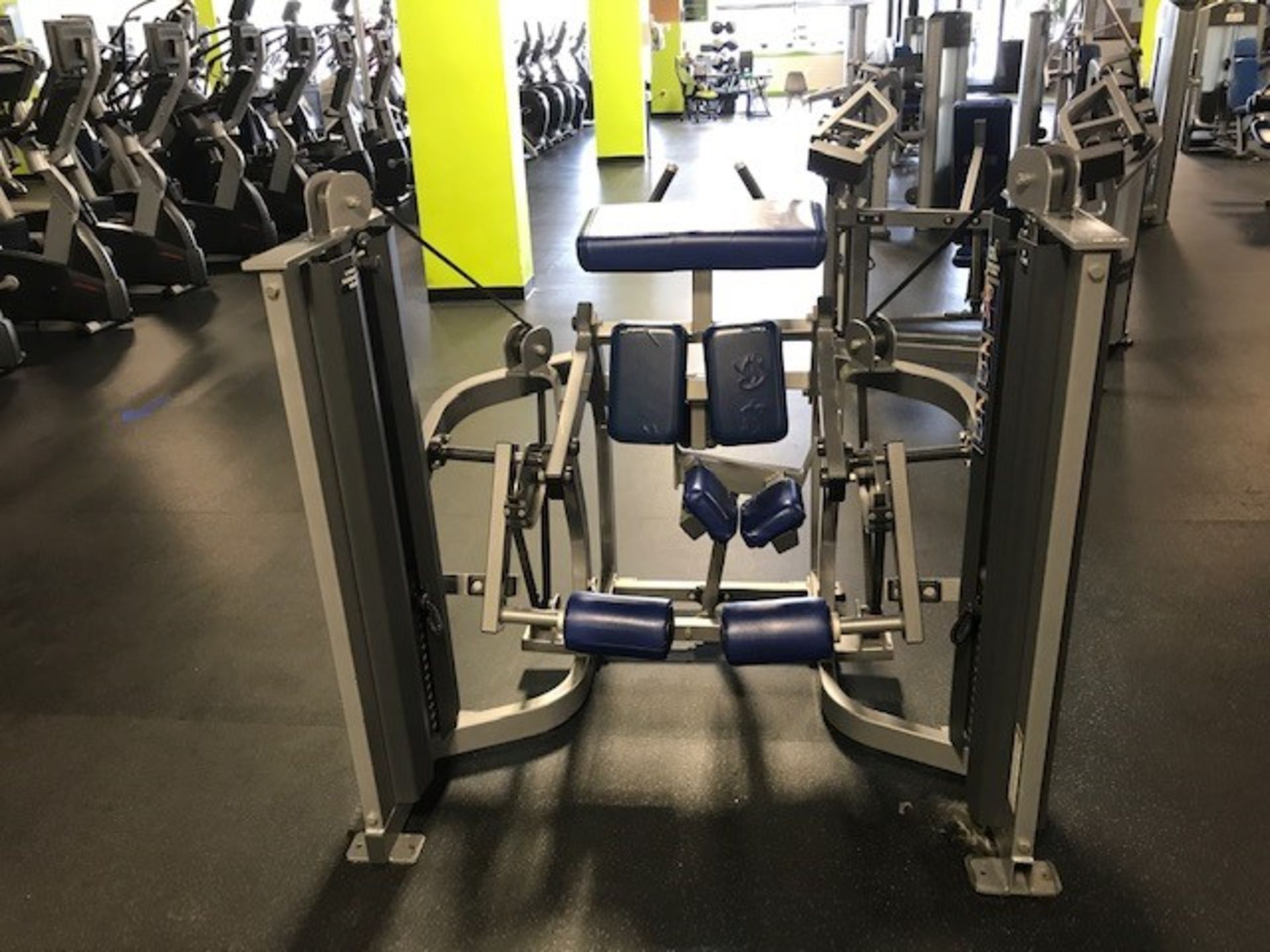 Hammer Strength MTS Kneeling Leg Curl #MTSKC Twin 150lb. Weight Stacks S/N: MTSKC1210013 (Slight