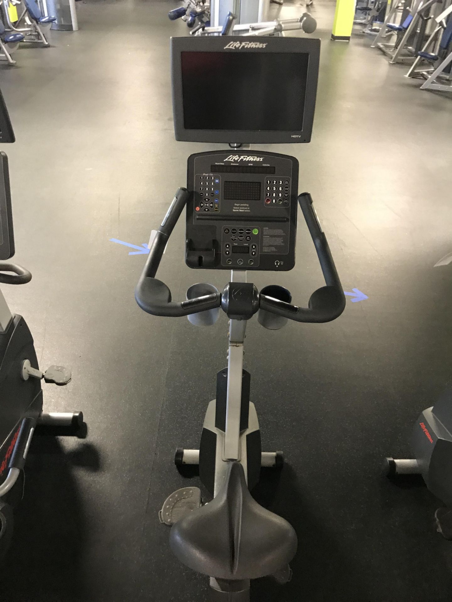 Life Fitness #CLSC Exercise Bike w/Programmable Controls, Digital Readout & LF LCD HDTV (See Picture - Image 2 of 2