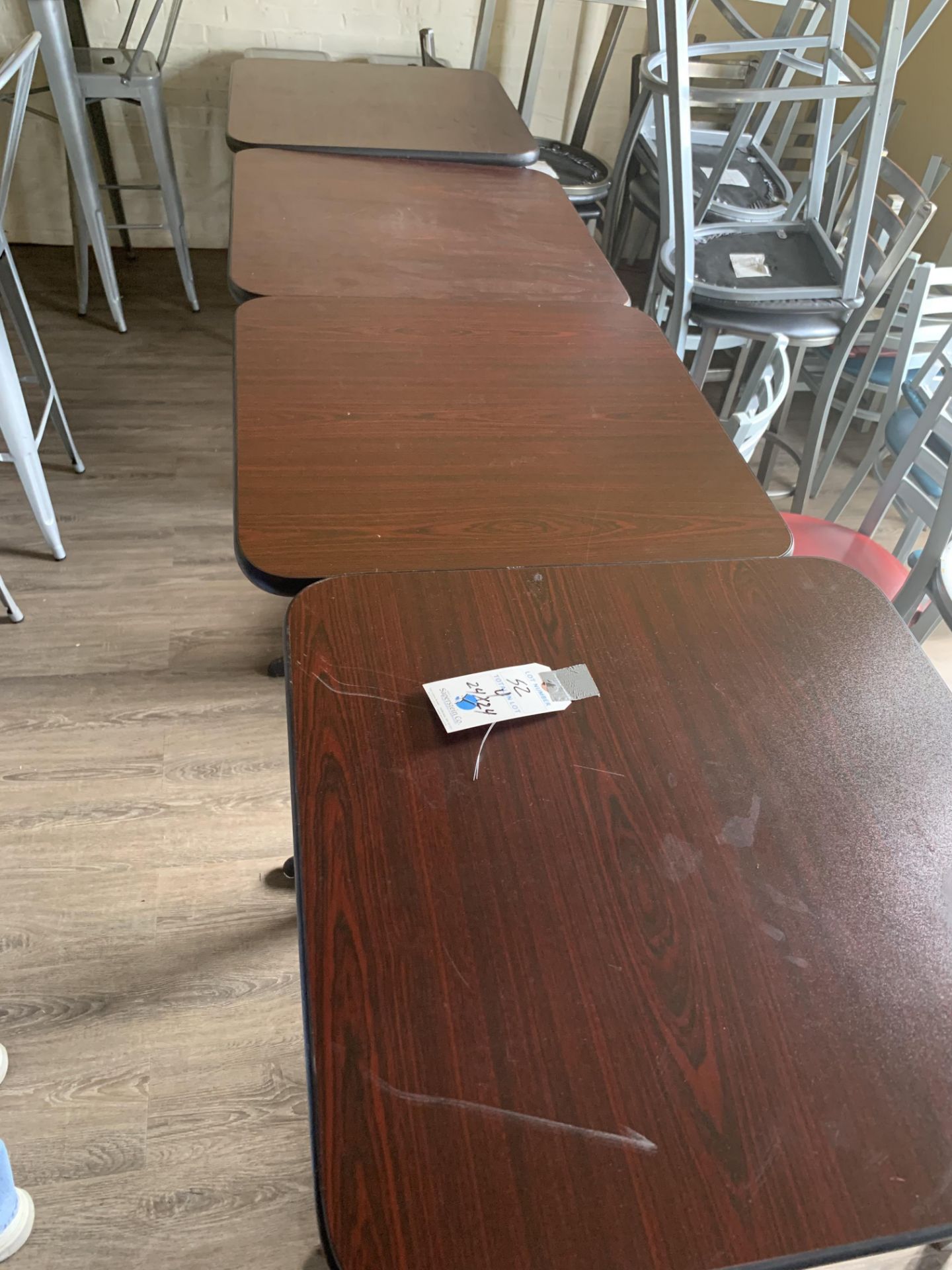 (4) 24"x 30" Laminate Top Cocktail Tables