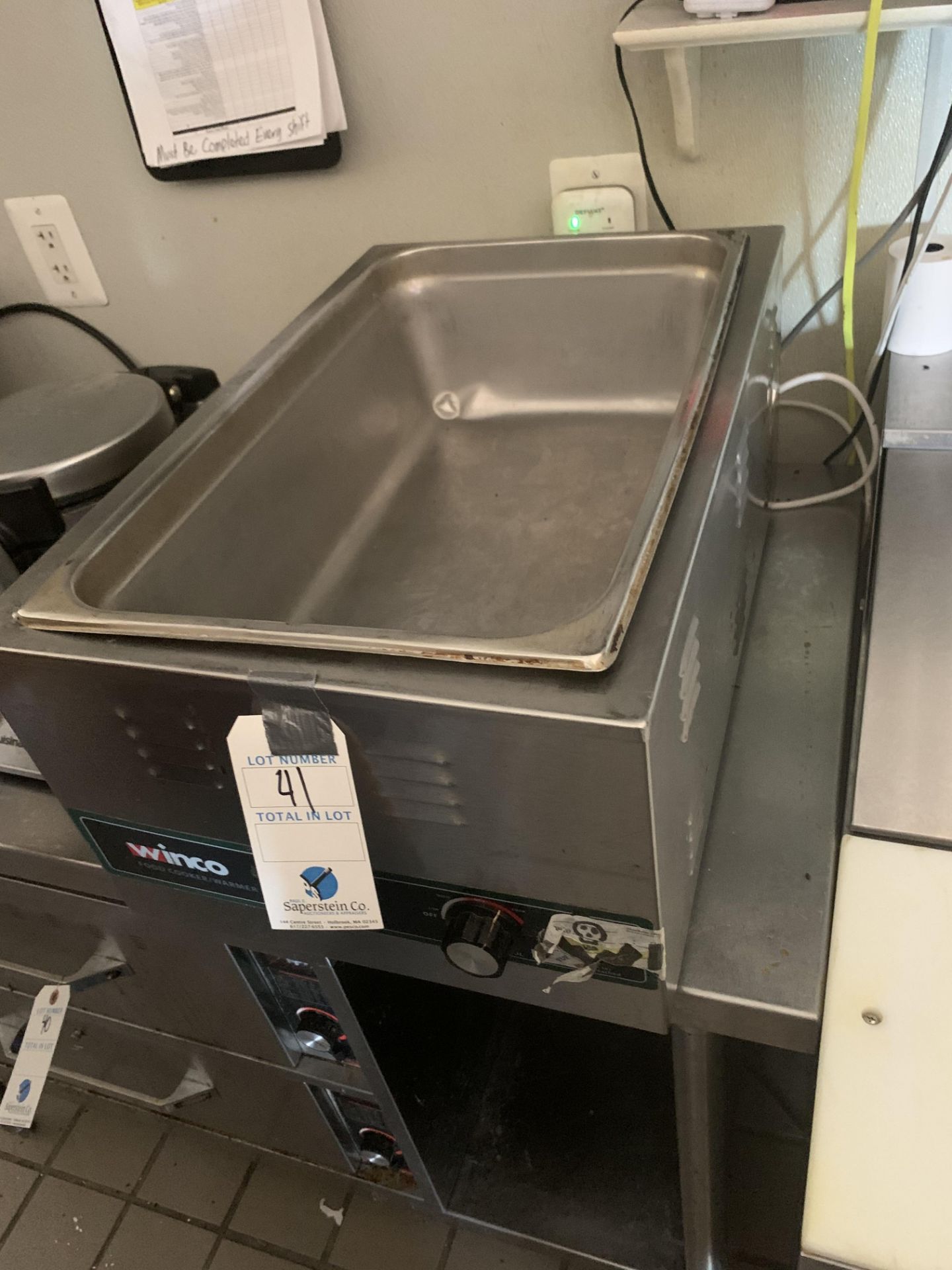 Winco SS Counter Top Pan Warmer