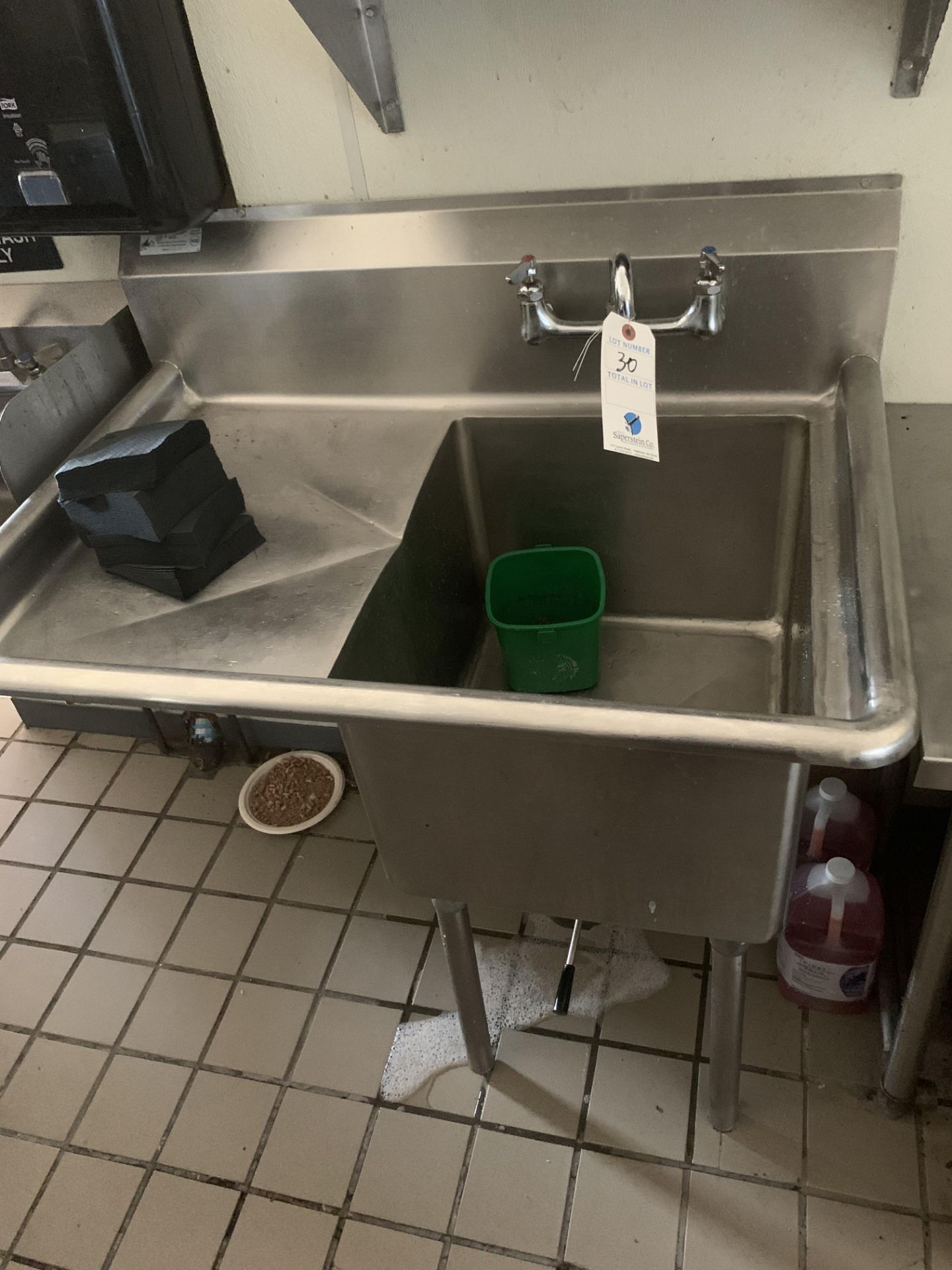 SS Single Comp Sink w/ Wing