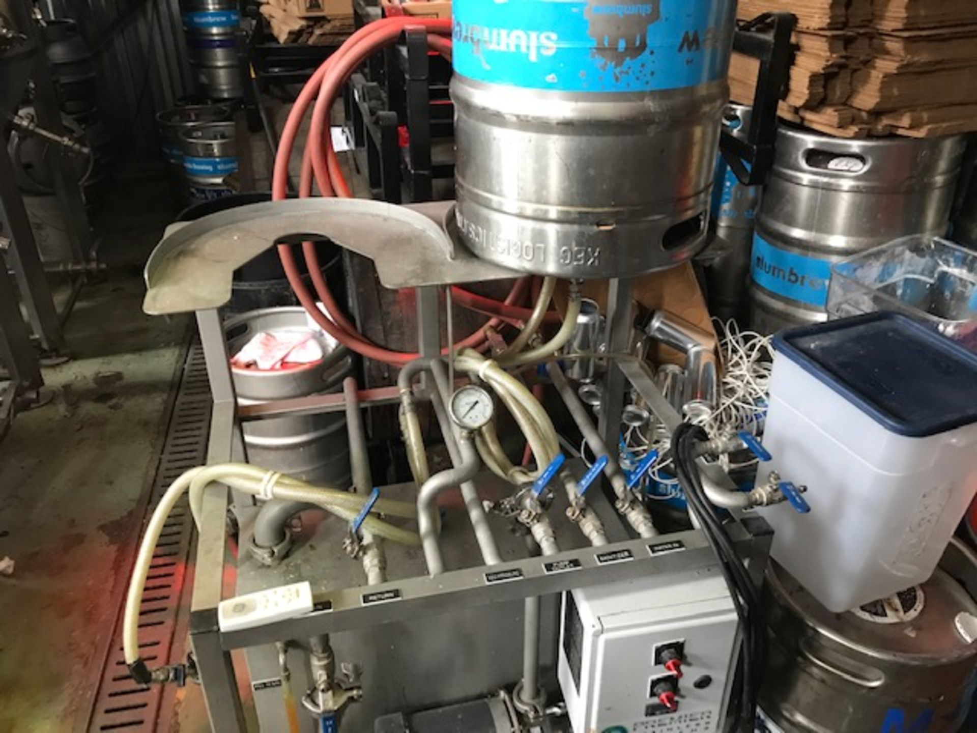 PICTURE PREVIEW BREWERY EQUIP - CANNING LINE - LABELER - (500) KEGS - TAP ROOM & KITCHEN EQUIP - Image 14 of 24