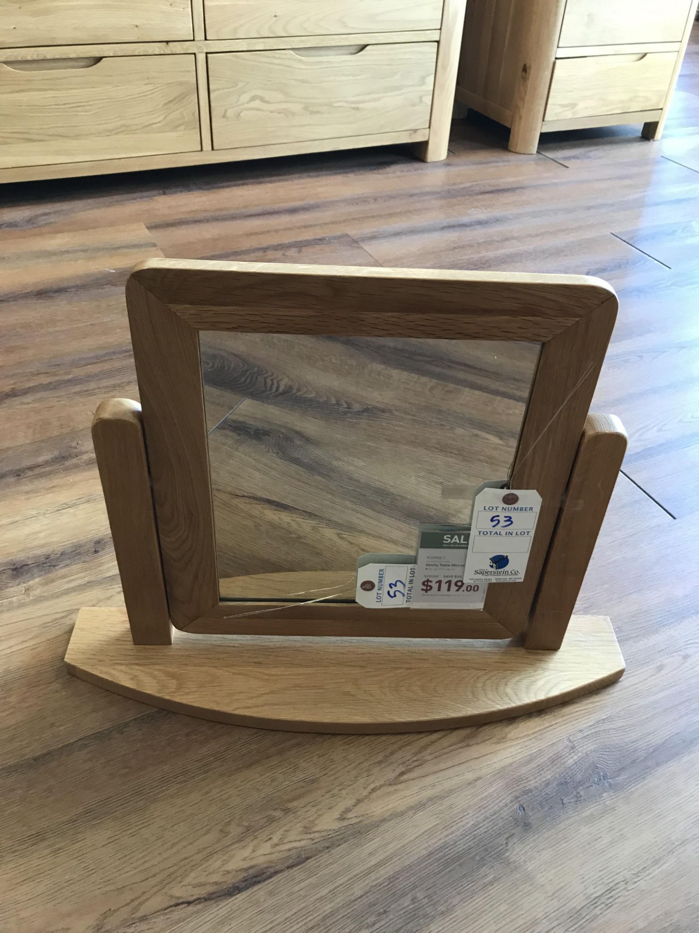 Vanity Table (Romsey)Mirror See Picture For Dimensions and Product Info