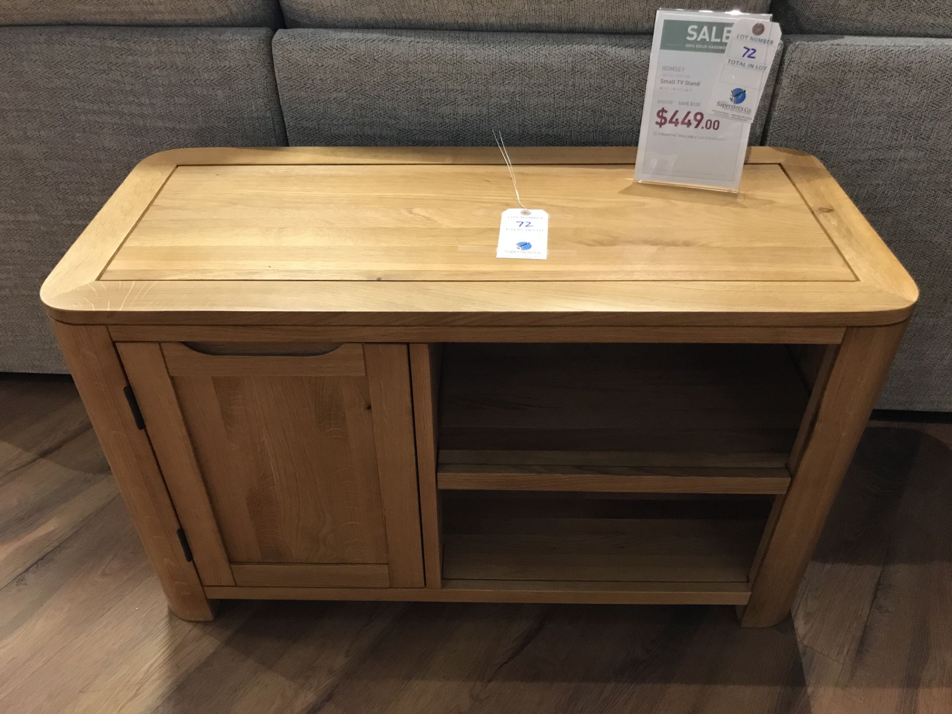 Small TV Stand (Romsey) See Picture For Dimensions and Product Info