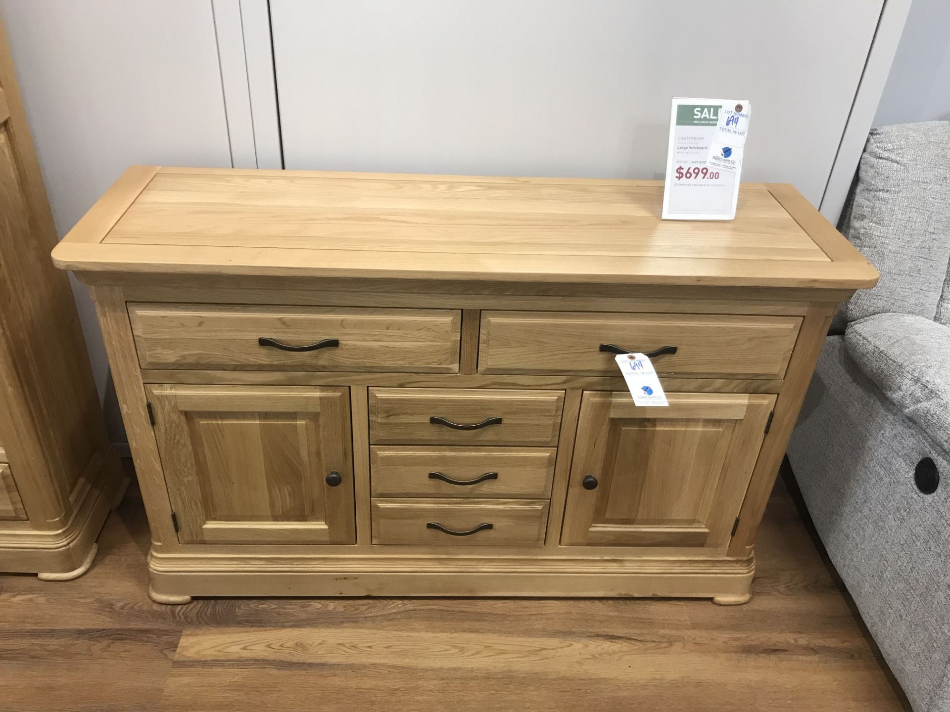 Large Sideboard (Canterbury) See Picture For Dimensions and Product Info