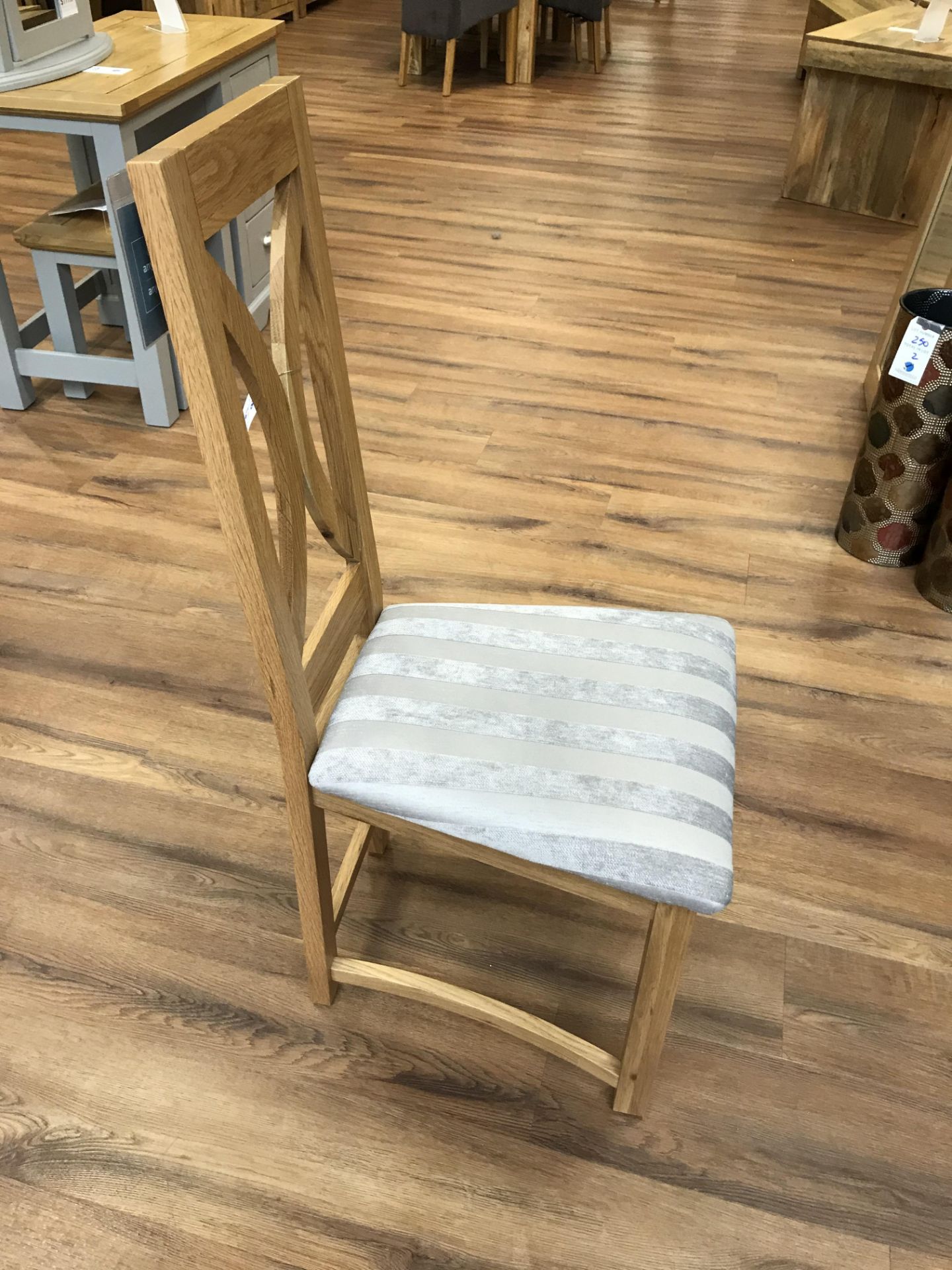 (6) Solid Hardwood Frame Chairs