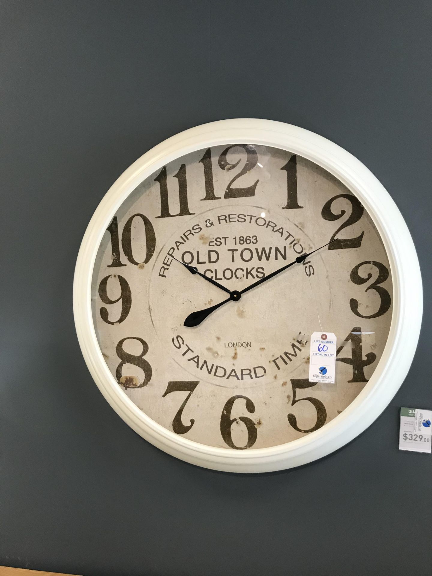 Wall Clock (Standard) See Picture For Dimensions and Product Info