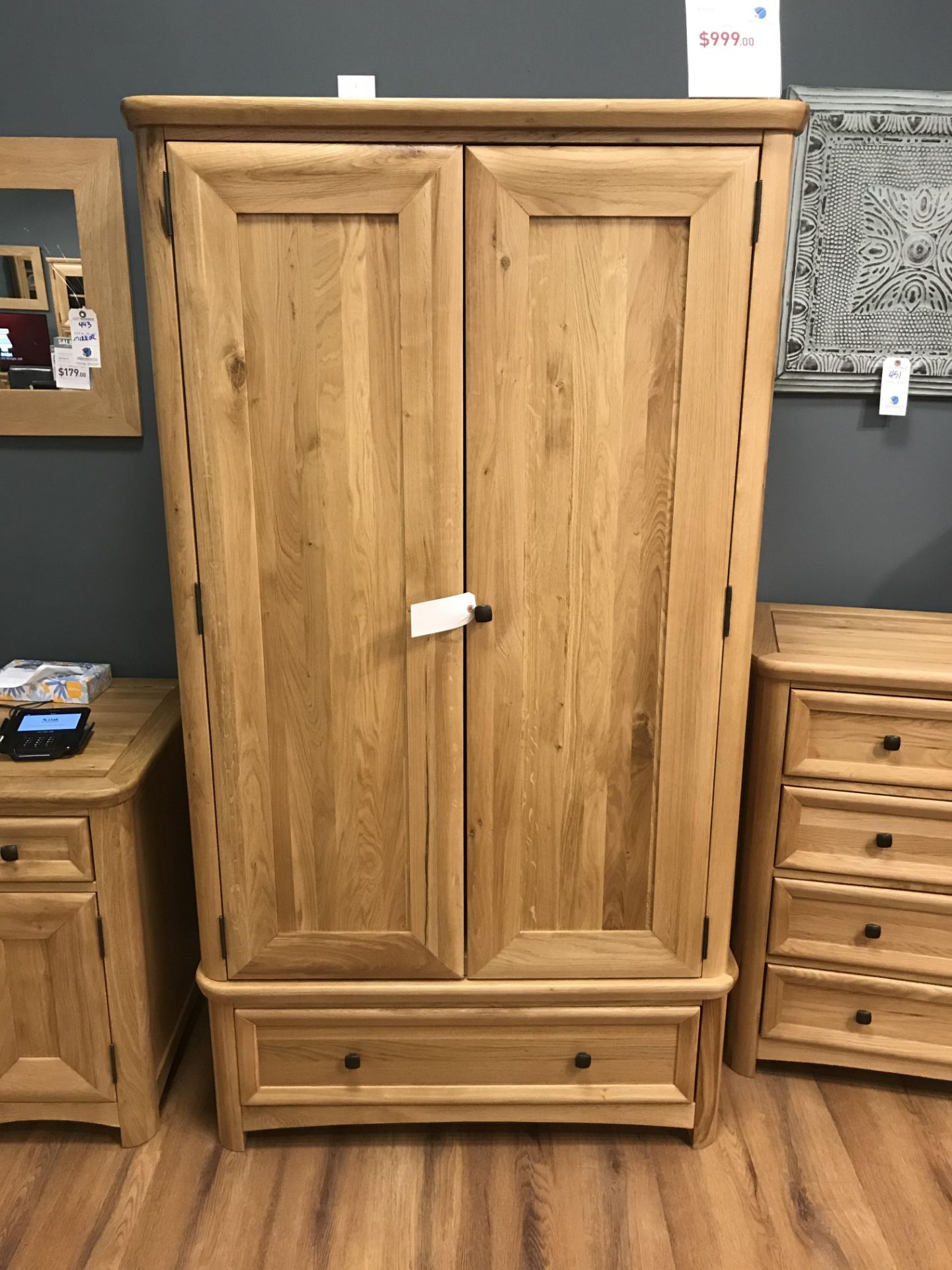 Armoire (Wiltshire) See Picture For Dimensions and Product Info