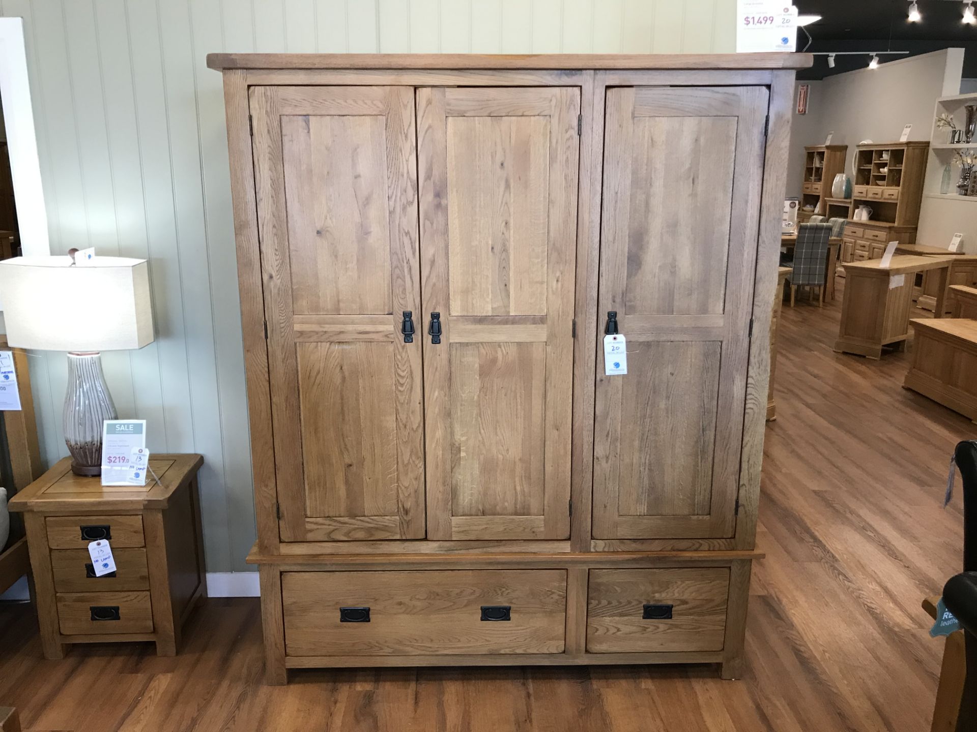 Large Armoire (Original Rustic) See Picture For Dimensions and Product Info