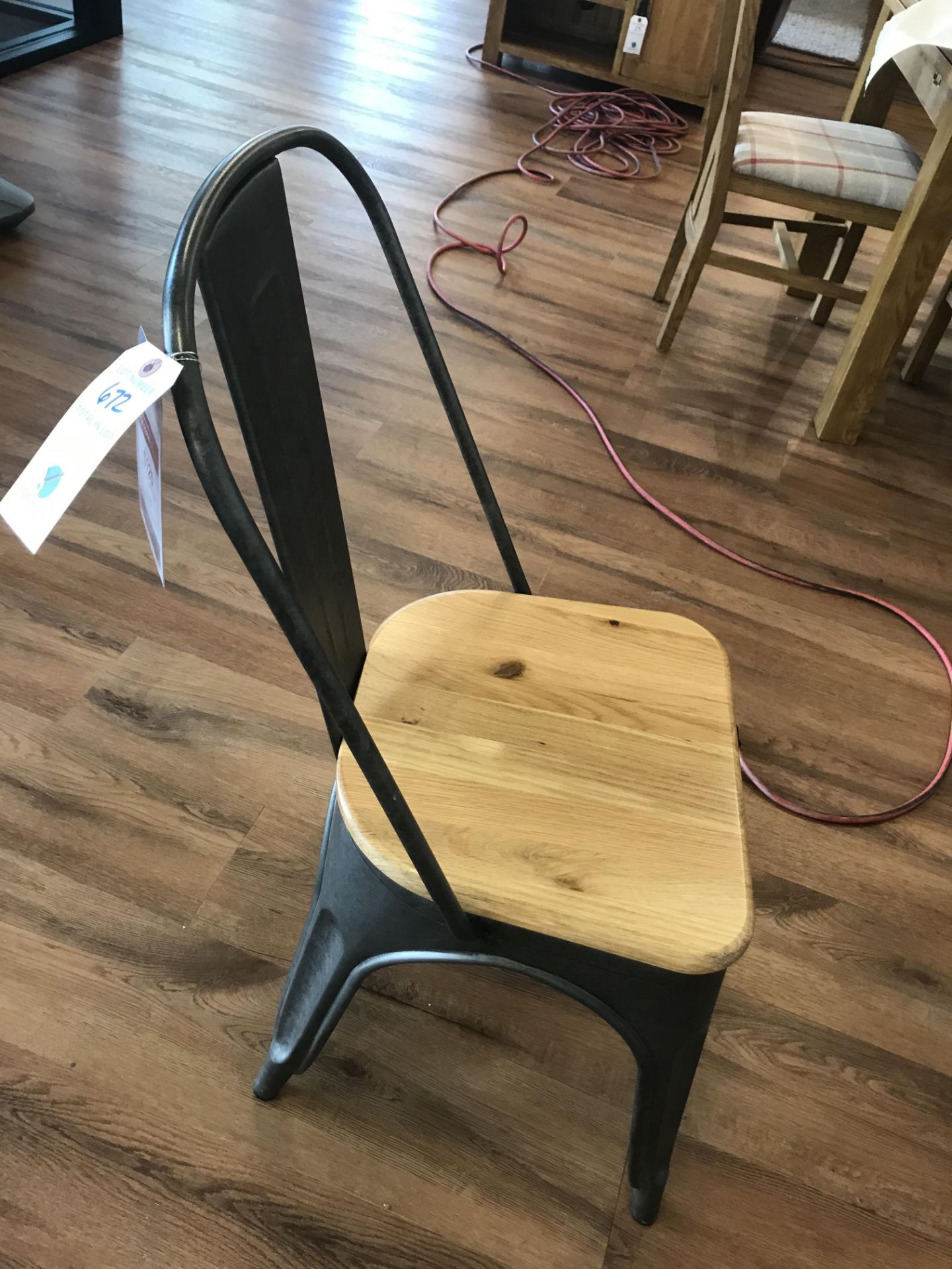 Metal Dining Chair (Brooklyn) See Picture For Dimensions and Product Info
