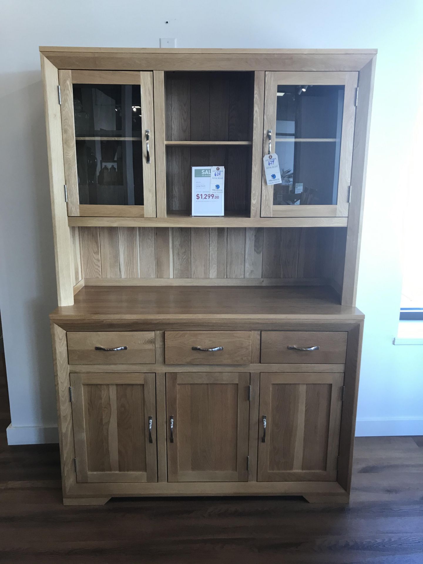 Large Hutch (Bevel) See Picture For Dimensions and Product Info NO CHAIRS