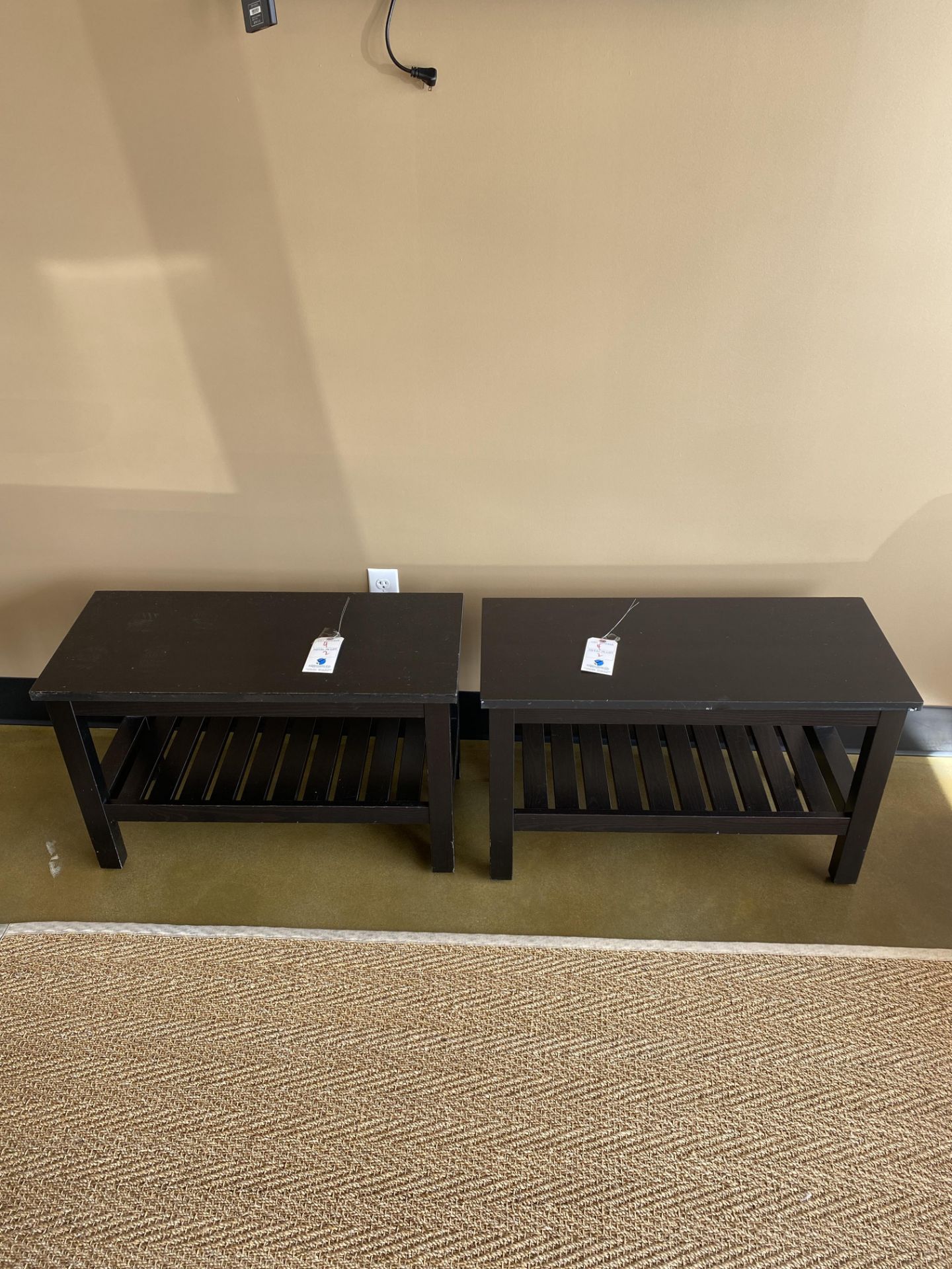 (2) Coffee Tables w/ Under Shelf