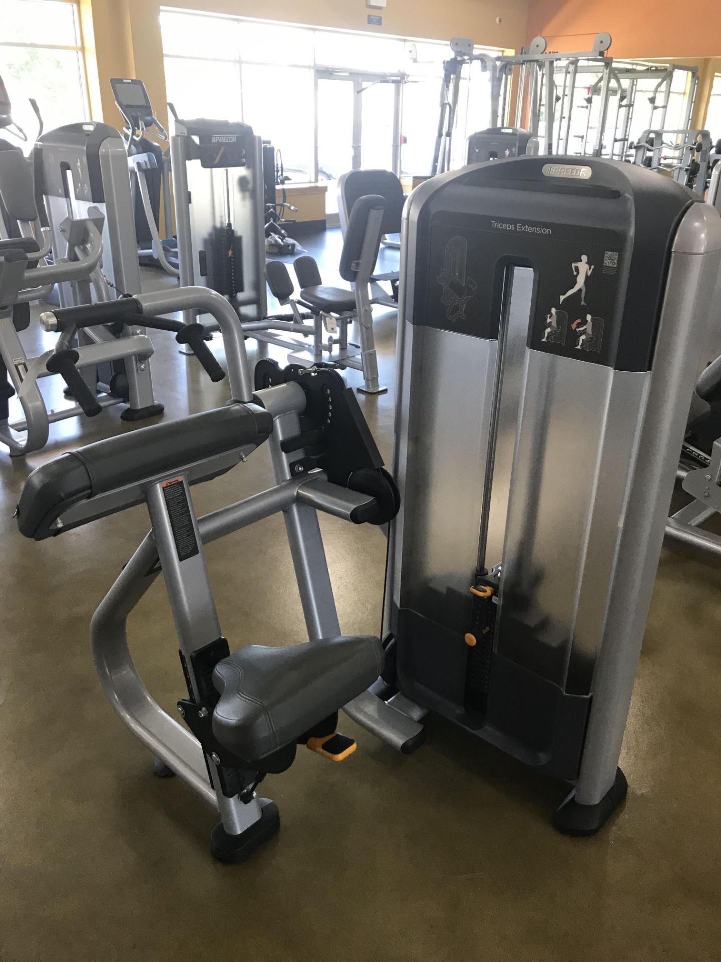 Precor Discovery Series Selectorized Line Tricep Extension Model DSL0208 S/N BA62C30160001