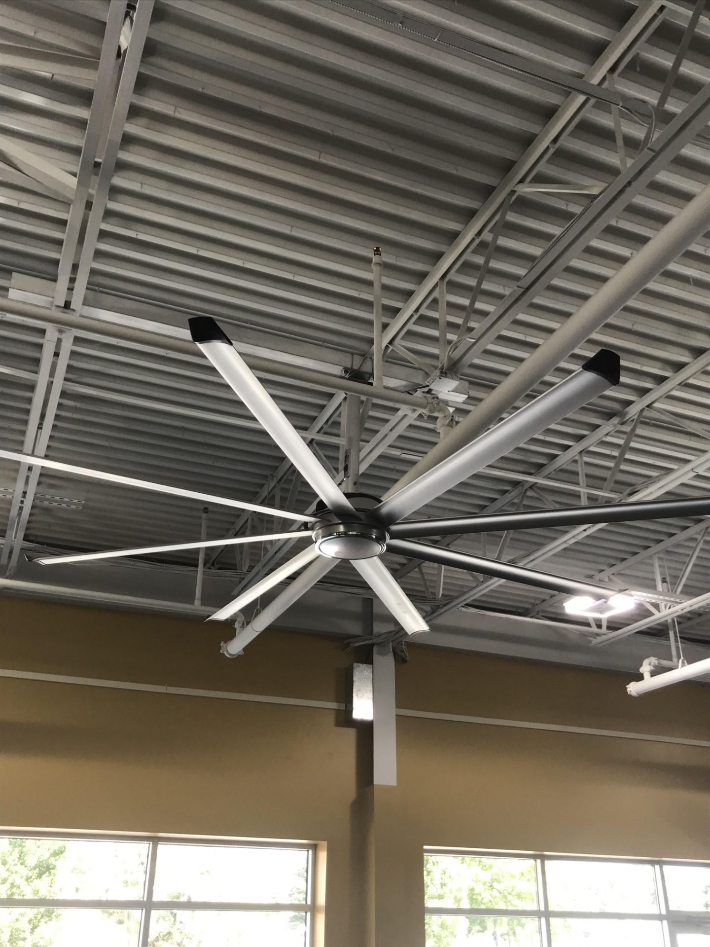 Big Ass 8 Bladed, 8 feet Metal Fan (Subject to Confirmation)(BUYER RESPONSIBLE FOR REMOVAL)