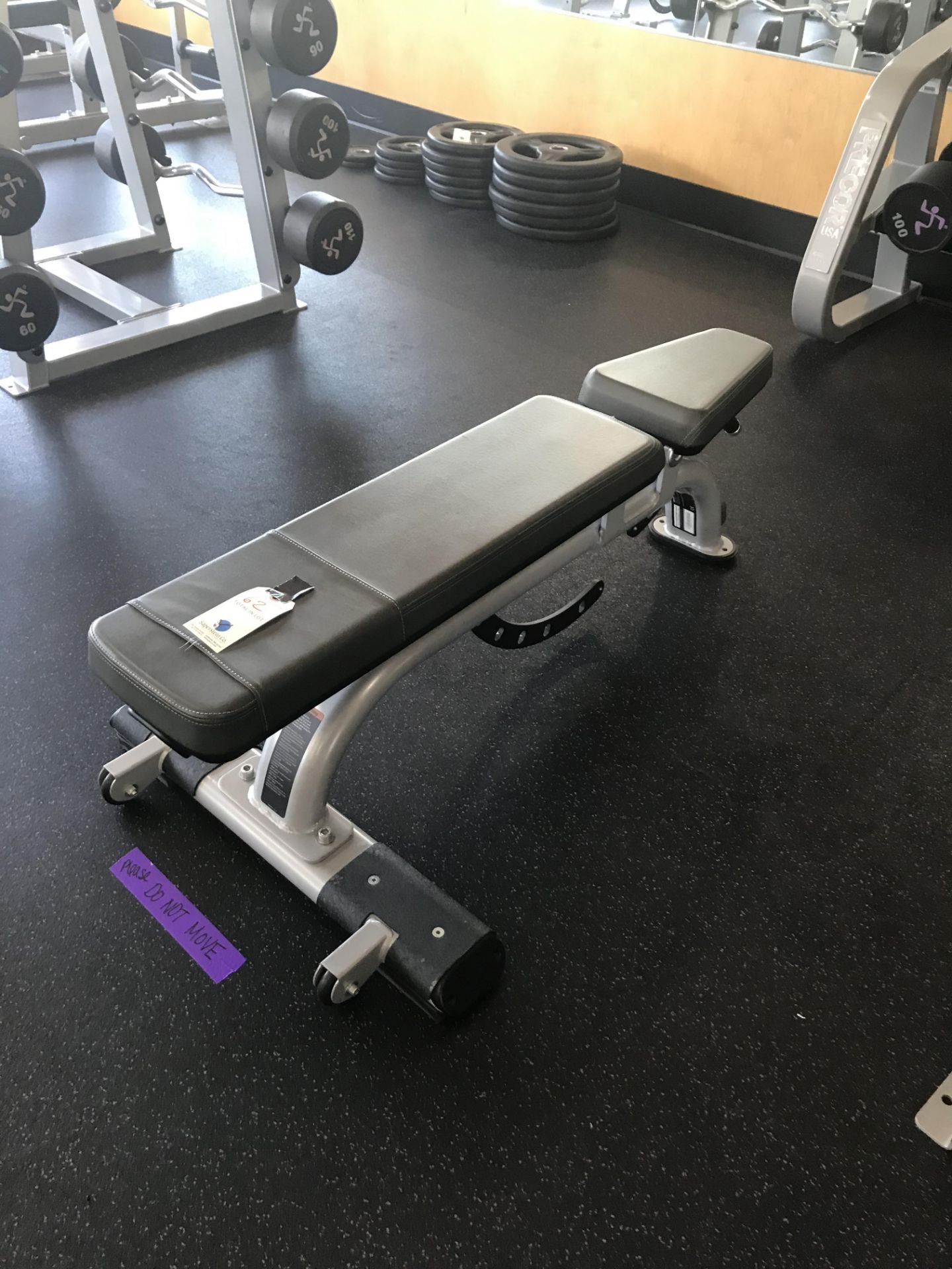 Precor Discovery Series Multi Adj. Bench On Wheels Model PWDBR0119NN9922EN