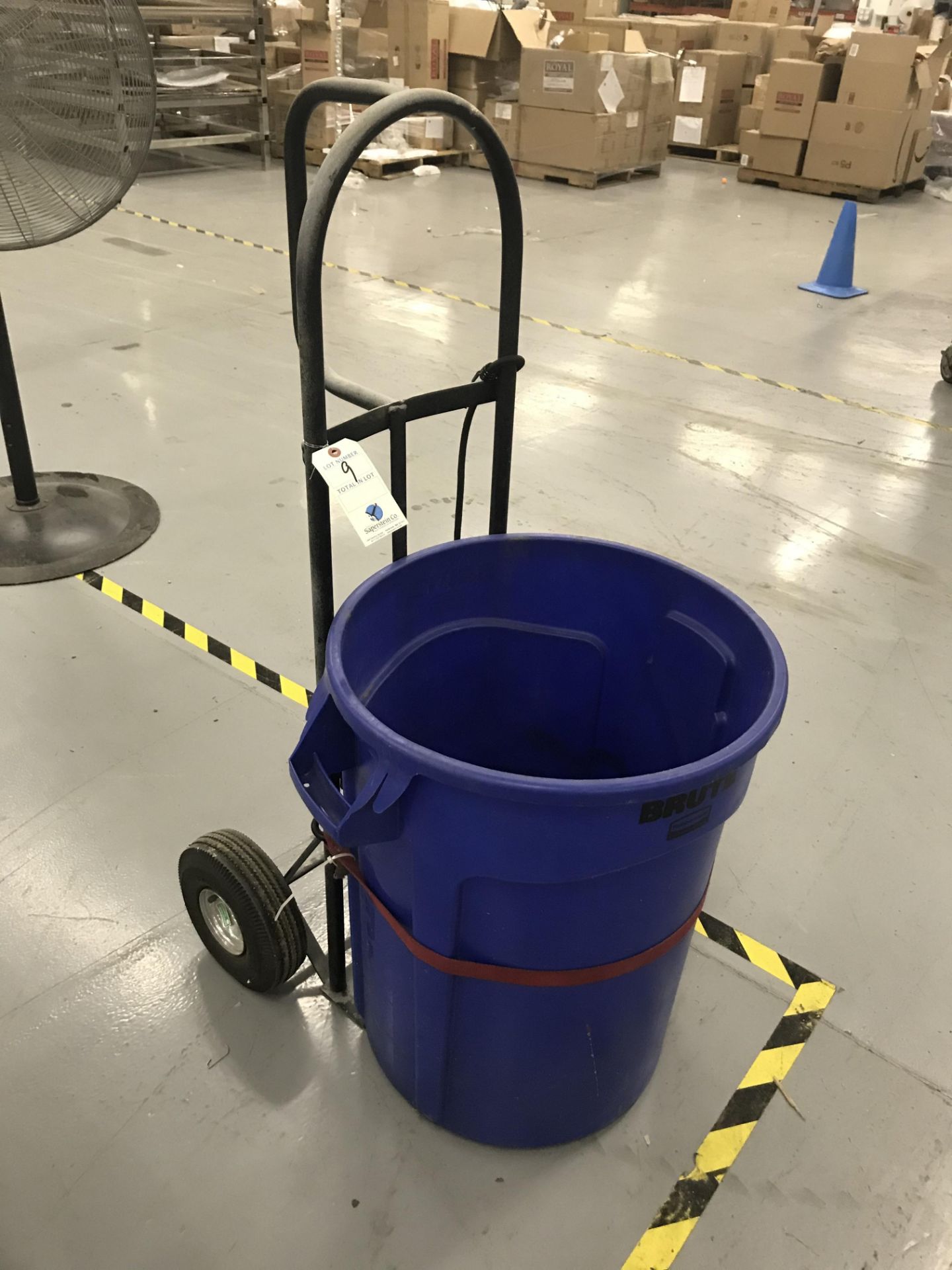 Hand Truck w/ Trash Barrel