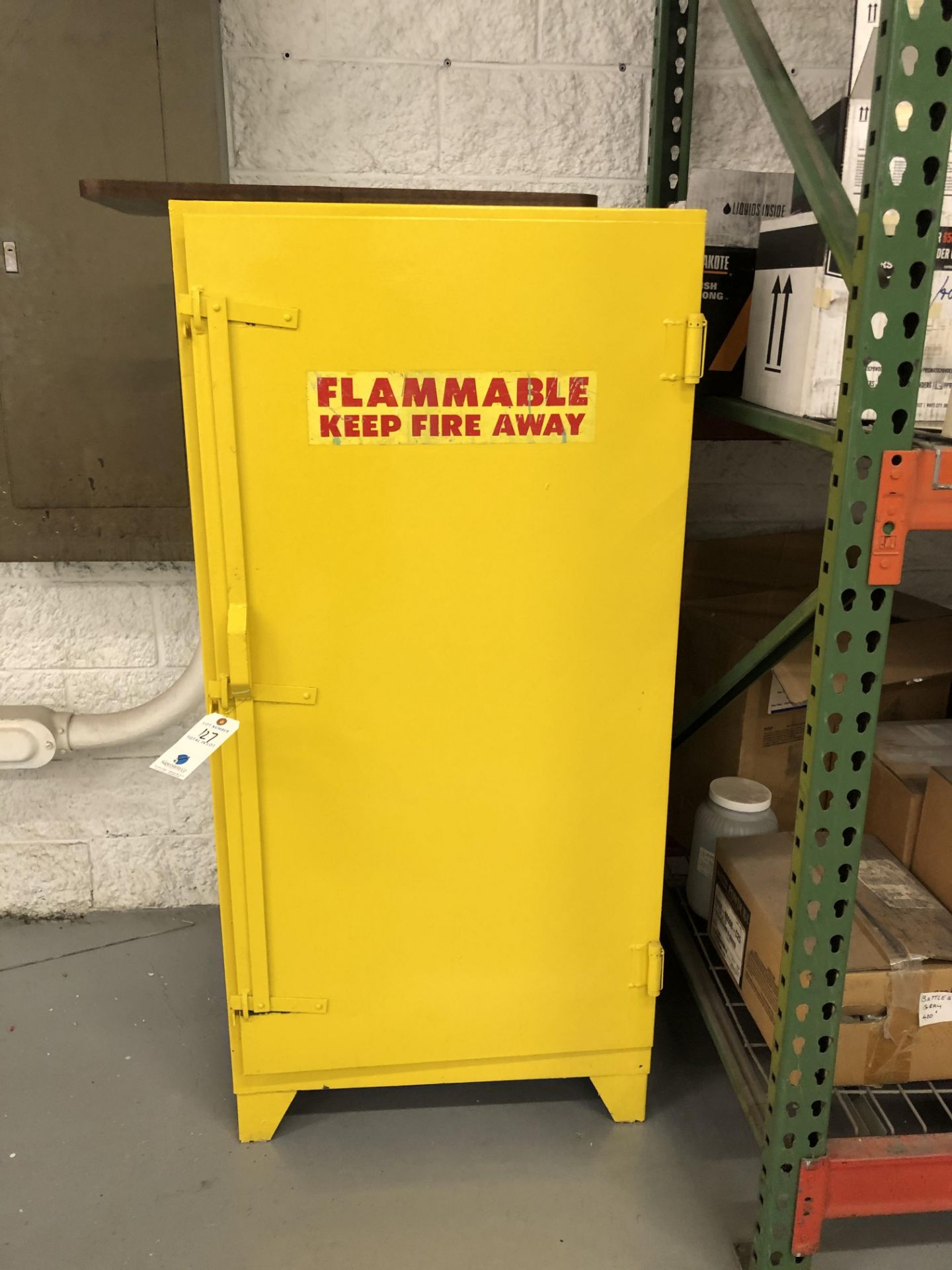 Single Door Flammable file Cab.