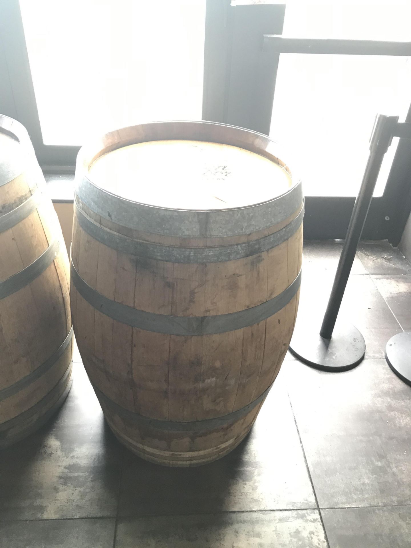 Boston Harbor Distillery Whiskey Barrel (37"H x 28"Diameter) - Image 2 of 2