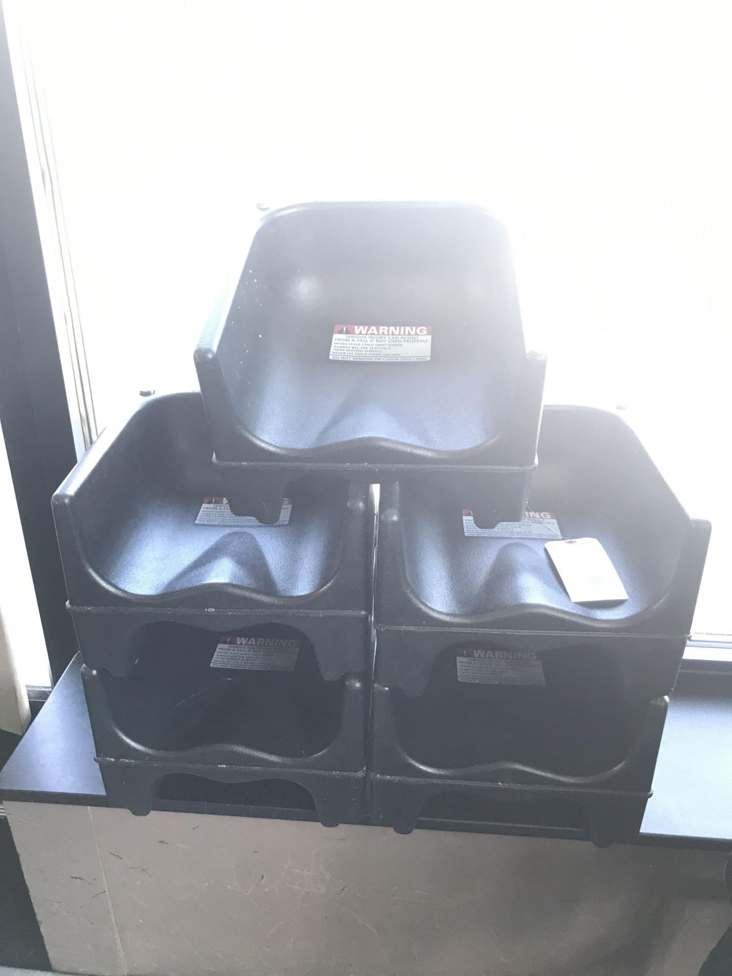 (5) Plastic Booster Seats