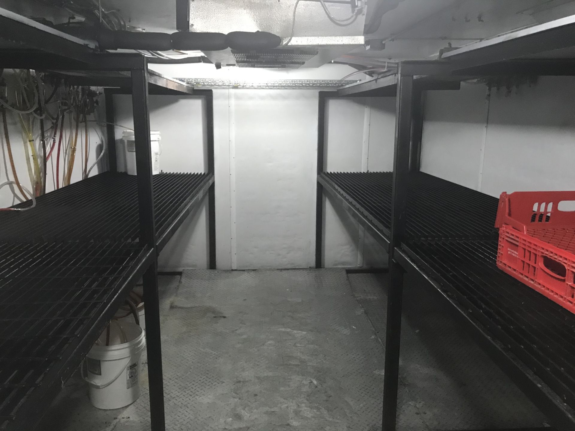 4 Sections 8' x 3' Heavy Duty Steel Storage Shelving in Walk In