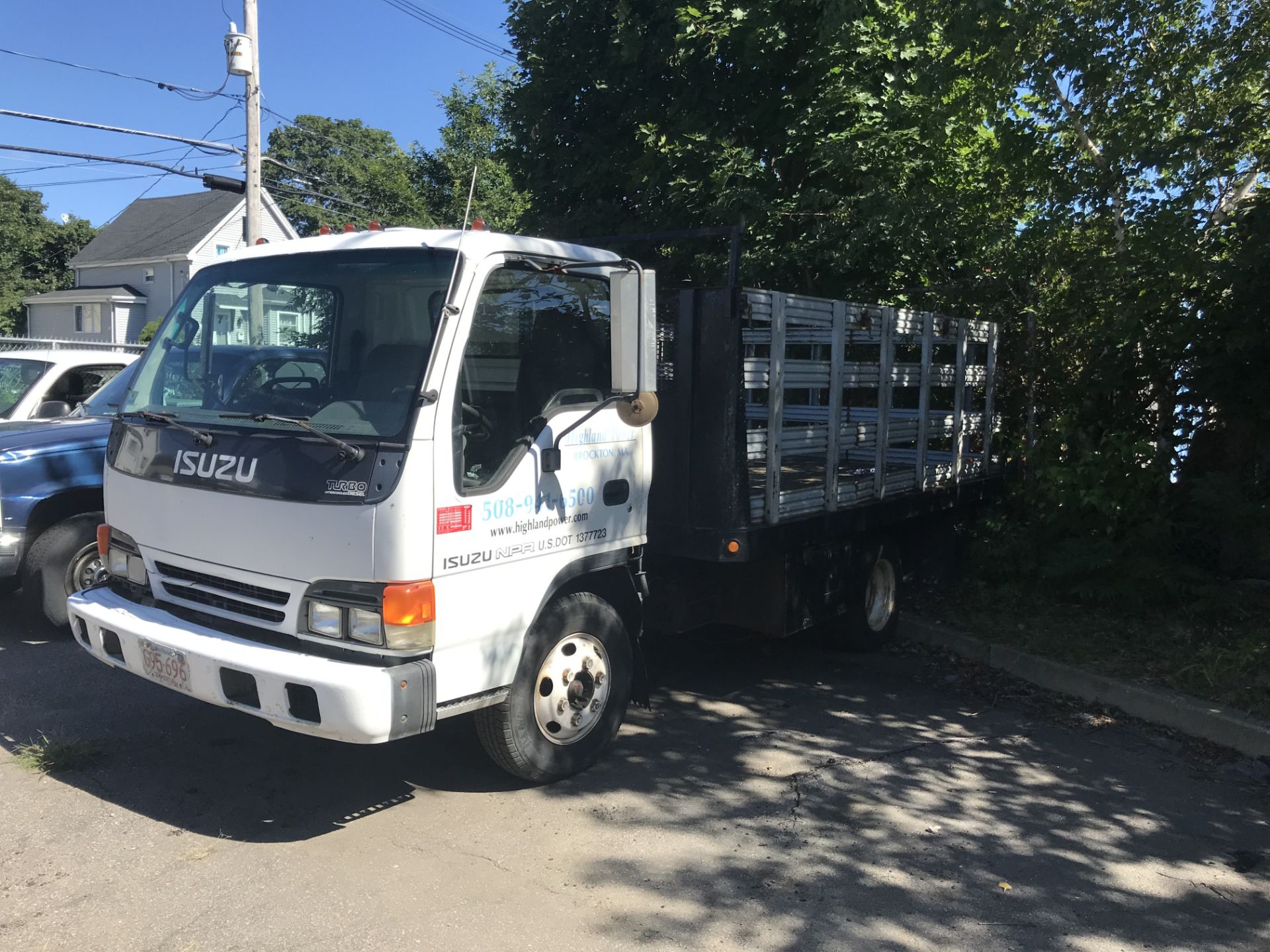 1999 Isuzu NPR Rack Body Truck, A/C, 5-Speen Manual Transmission, Turbo Diesel, 12' Rack Body,