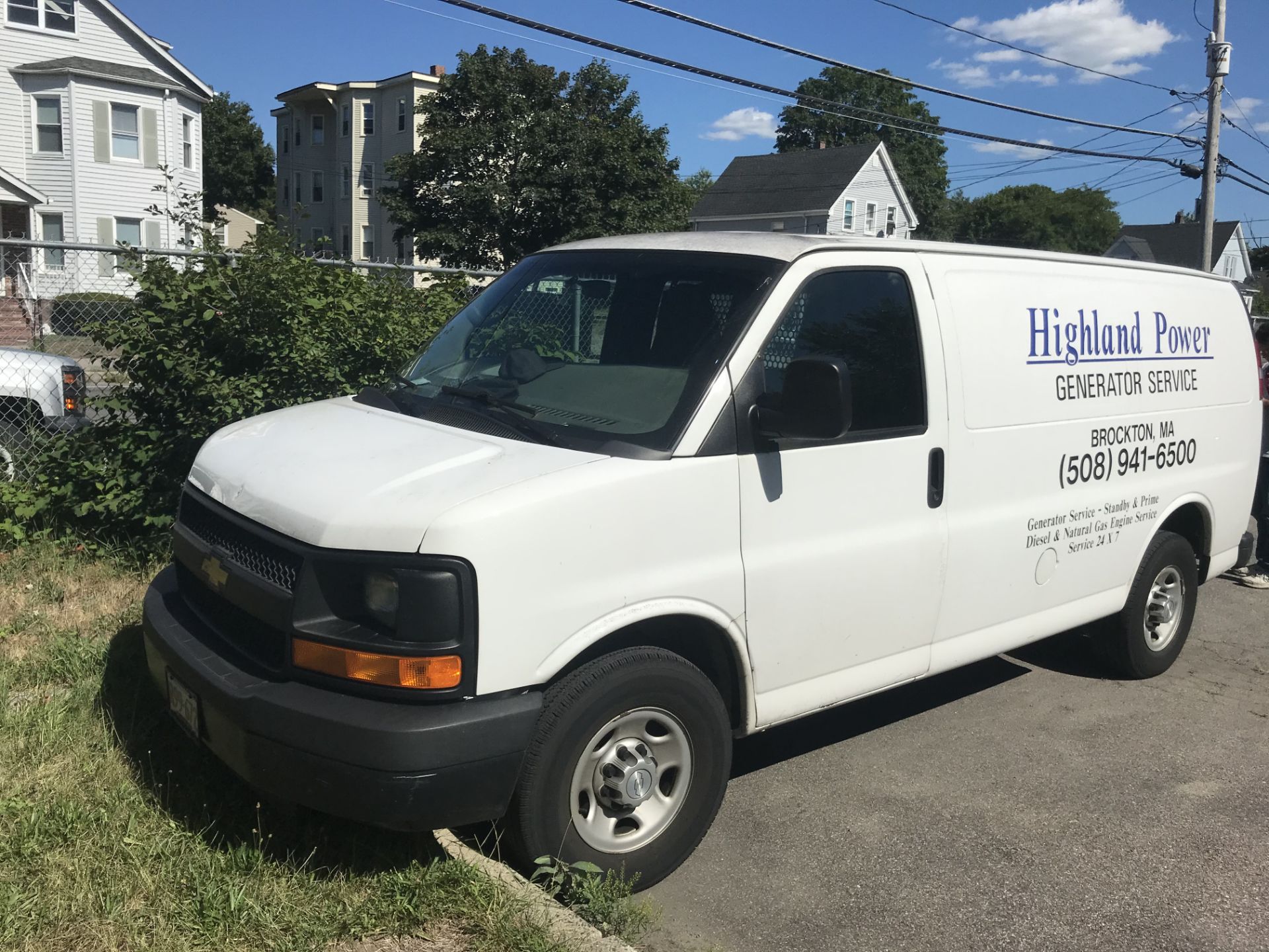 2015 Chevy Silverado Van W/ Rear Shelving, A/C, Auto Transmission, Odom: 106,603 (VIN: