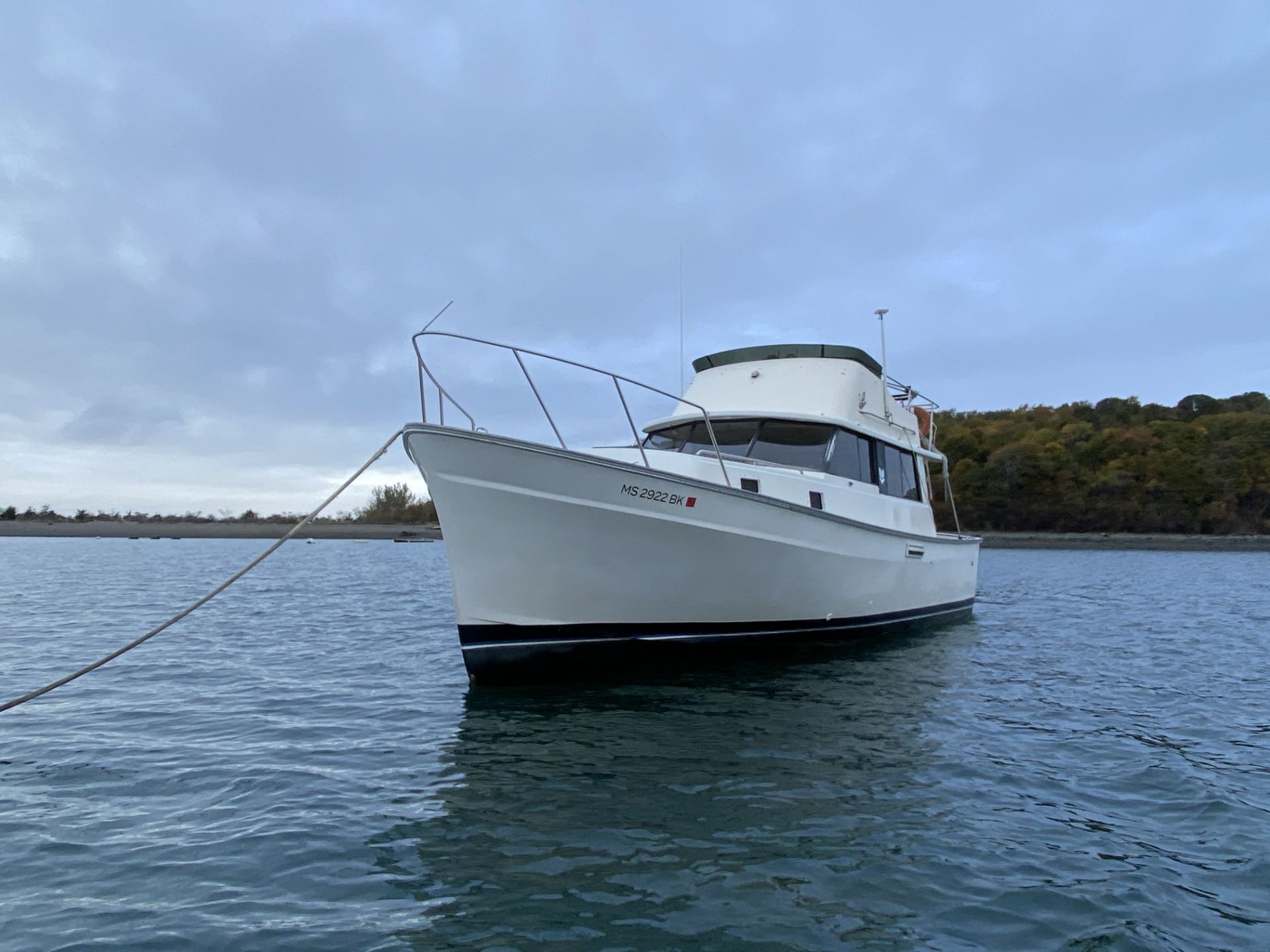 34' Mainship Cabin Motorboat "Sea Urchin" Fiberglass Hull, Diesel Generator, RUNS! - Image 2 of 5