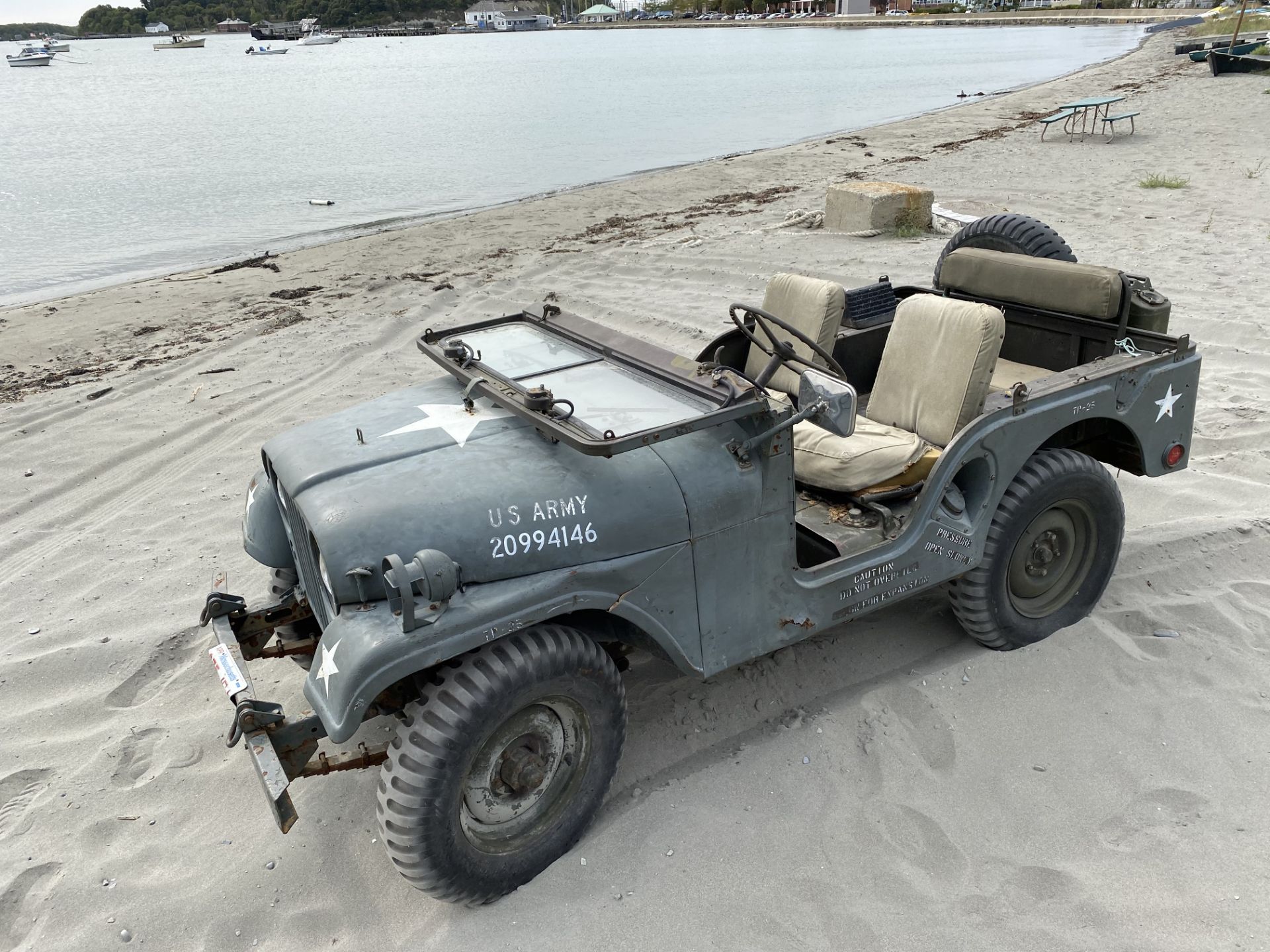 1953 Willys Army Jeep, M38A1, 4x4, 4 Cylinder Gas, 1/4 Ton, Good Glass, 2 Canopies(1 Original) Runs, - Image 5 of 17