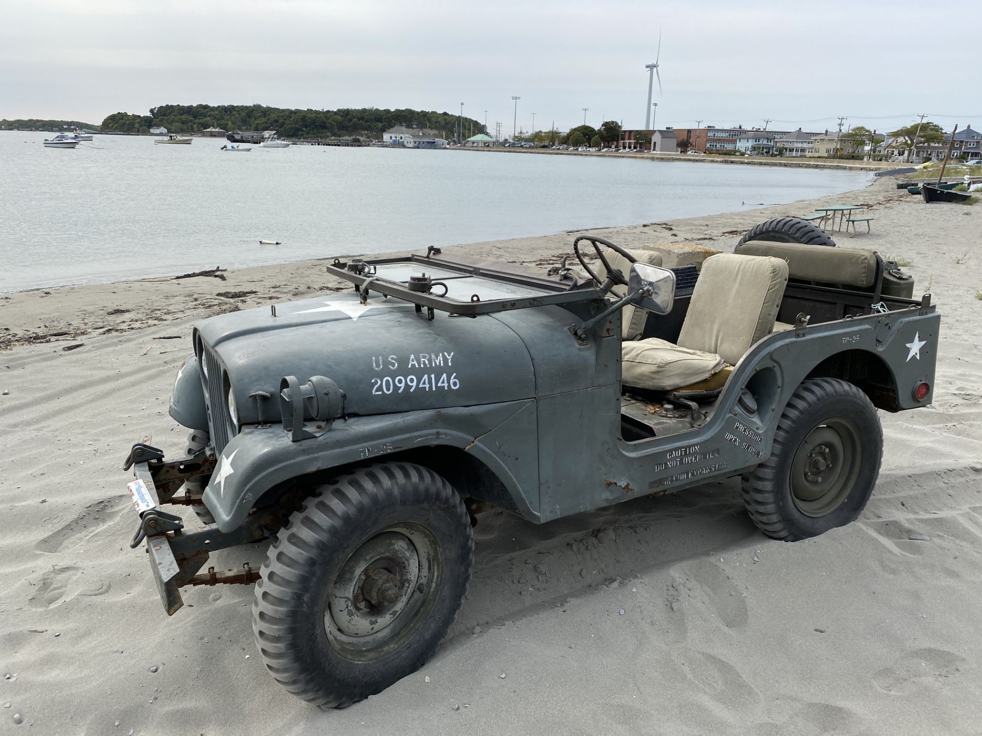 1953 Willys Army Jeep, M38A1, 4x4, 4 Cylinder Gas, 1/4 Ton, Good Glass, 2 Canopies(1 Original) Runs, - Image 6 of 17