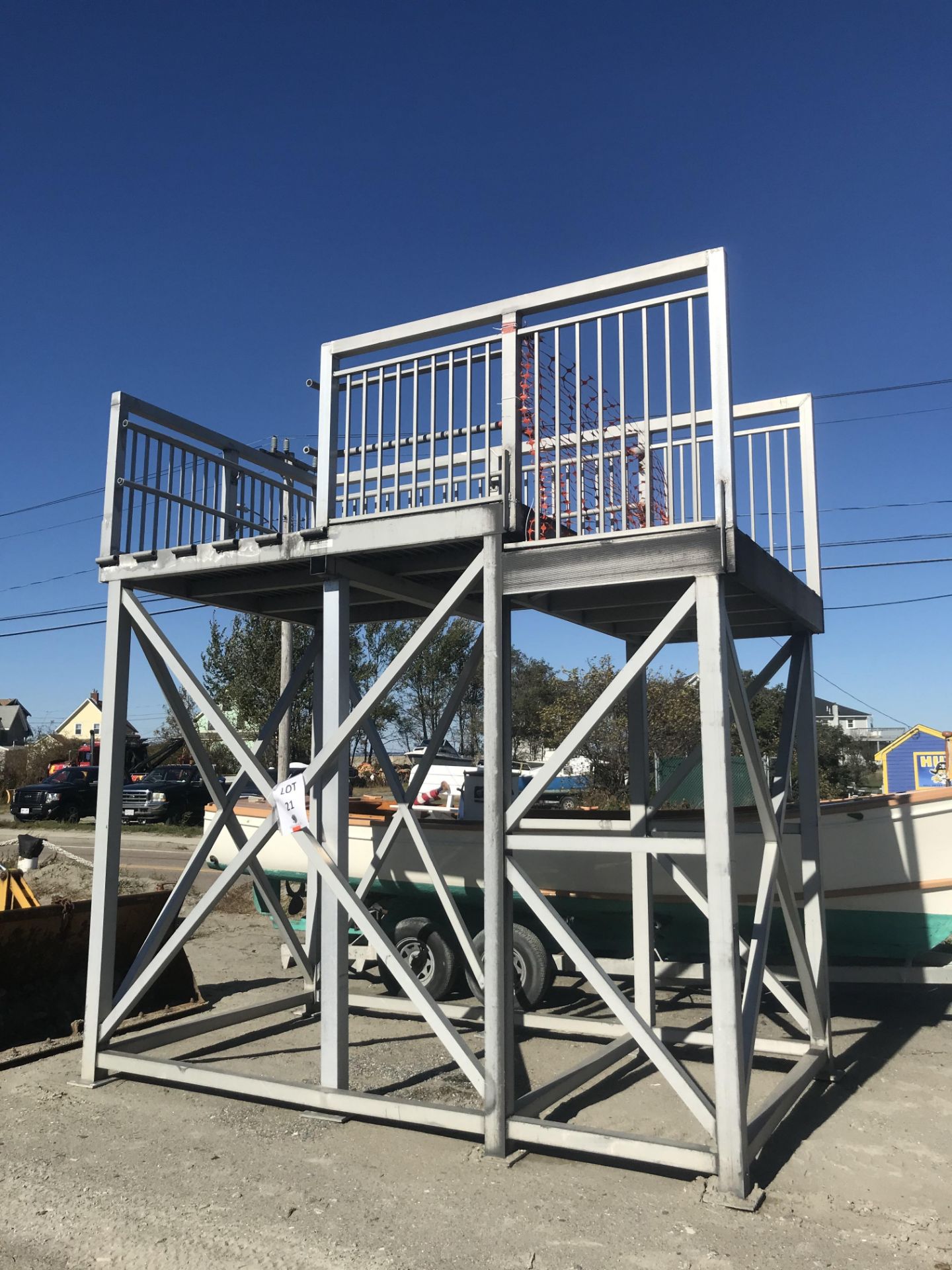 Redd Team Mfg. Aluminum Dock Structure, 10'Hx12.5'Lx7'W