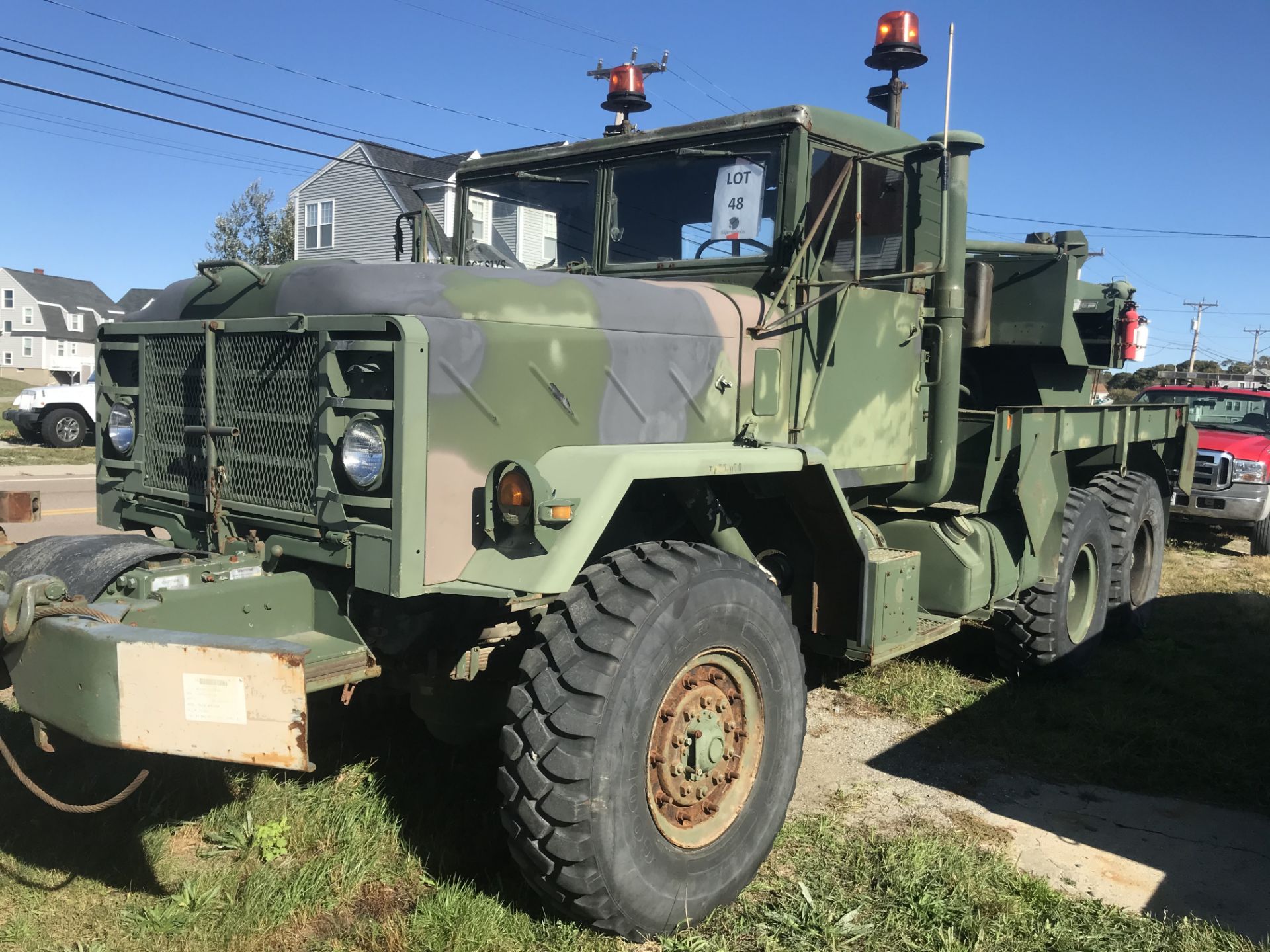 1991 Harsco/BMY 5 Ton, 6x6 Wrecker/Crane Truck, M936A2, Odometer 39,982, 1,712 Hrs Auto,(See Desc)