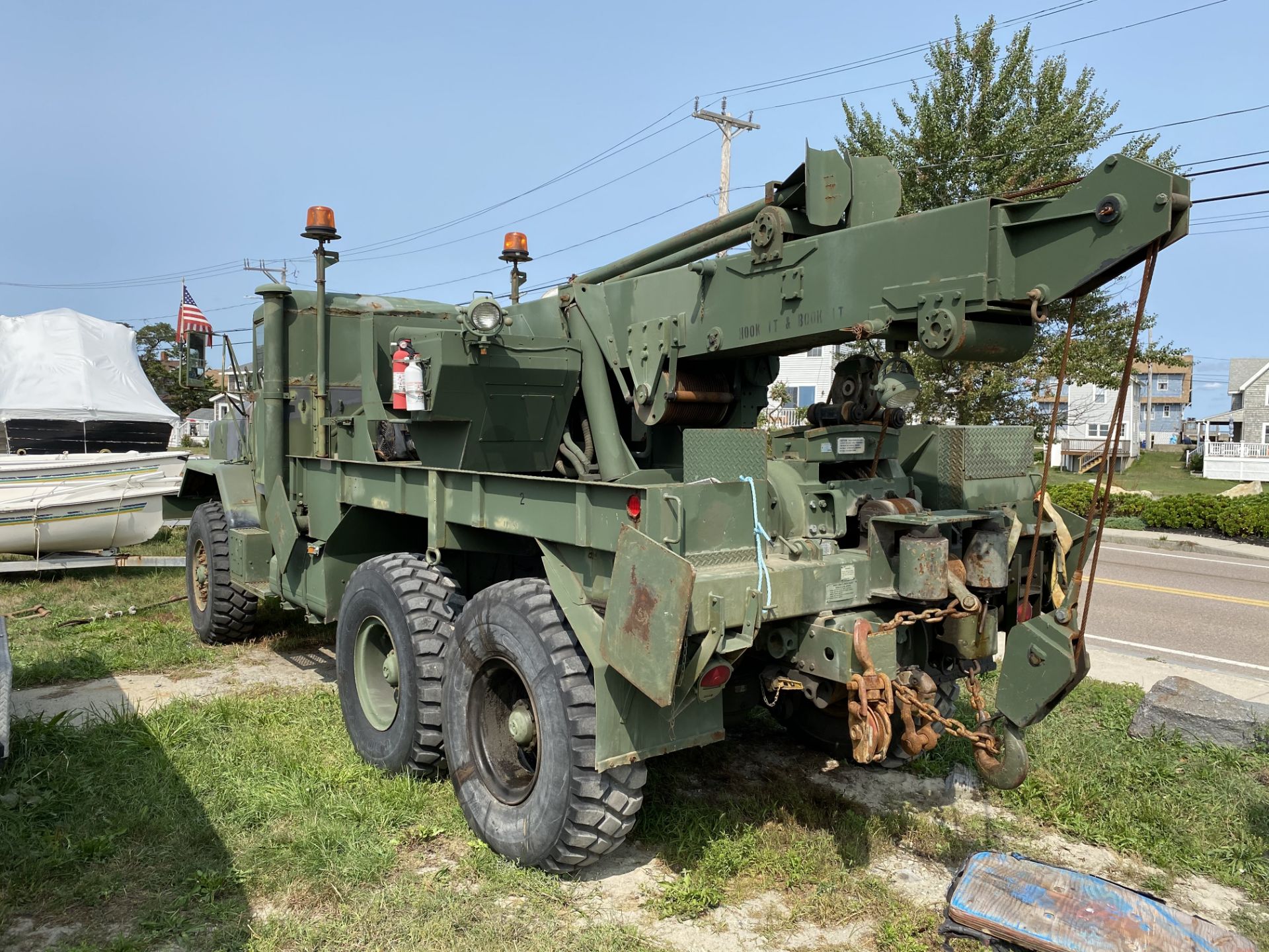 1991 Harsco/BMY 5 Ton, 6x6 Wrecker/Crane Truck, M936A2, Odometer 39,982, 1,712 Hrs Auto,(See Desc) - Image 2 of 8