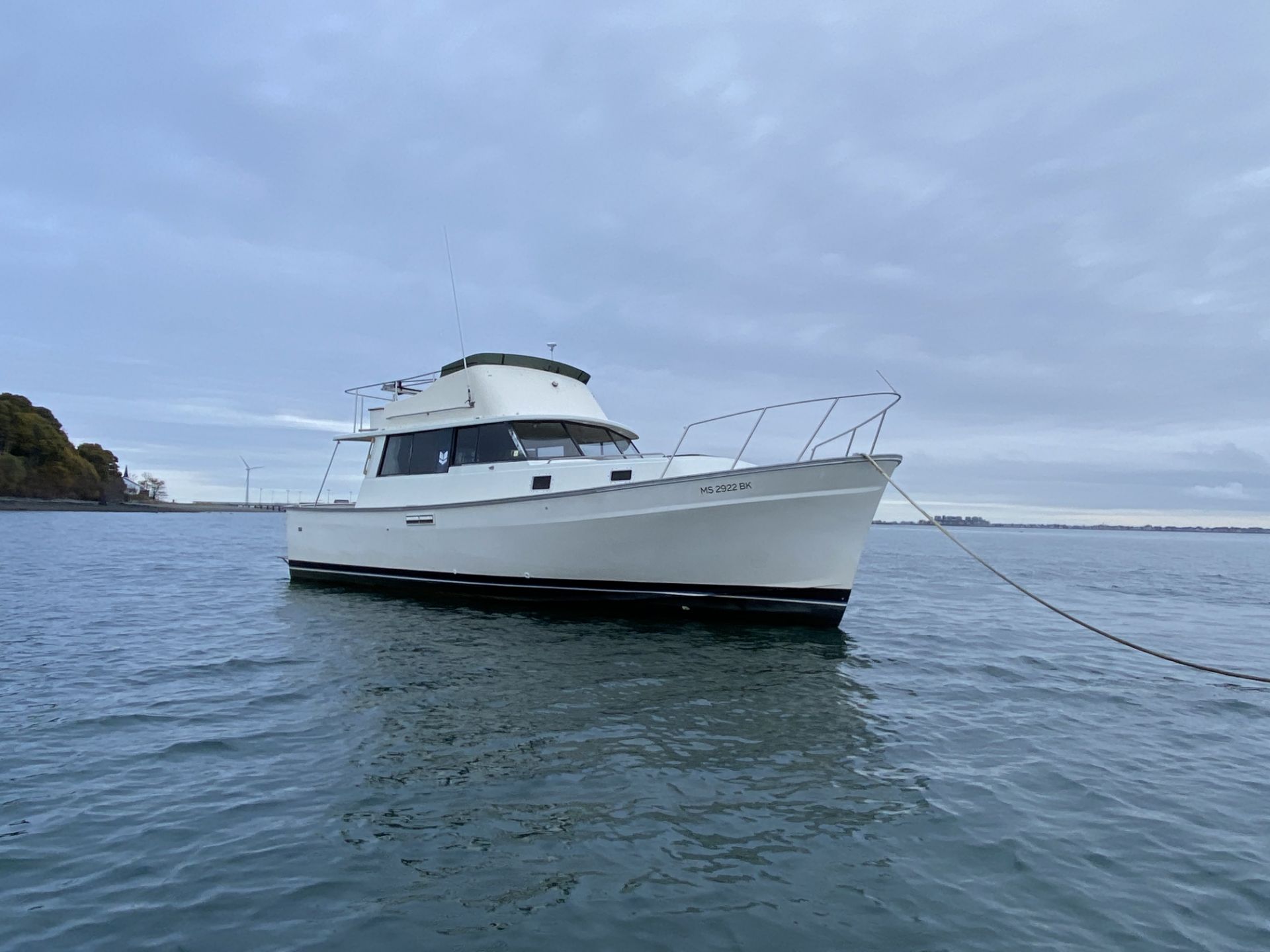 34' Mainship Cabin Motorboat "Sea Urchin" Fiberglass Hull, Diesel Generator, RUNS! - Image 5 of 5